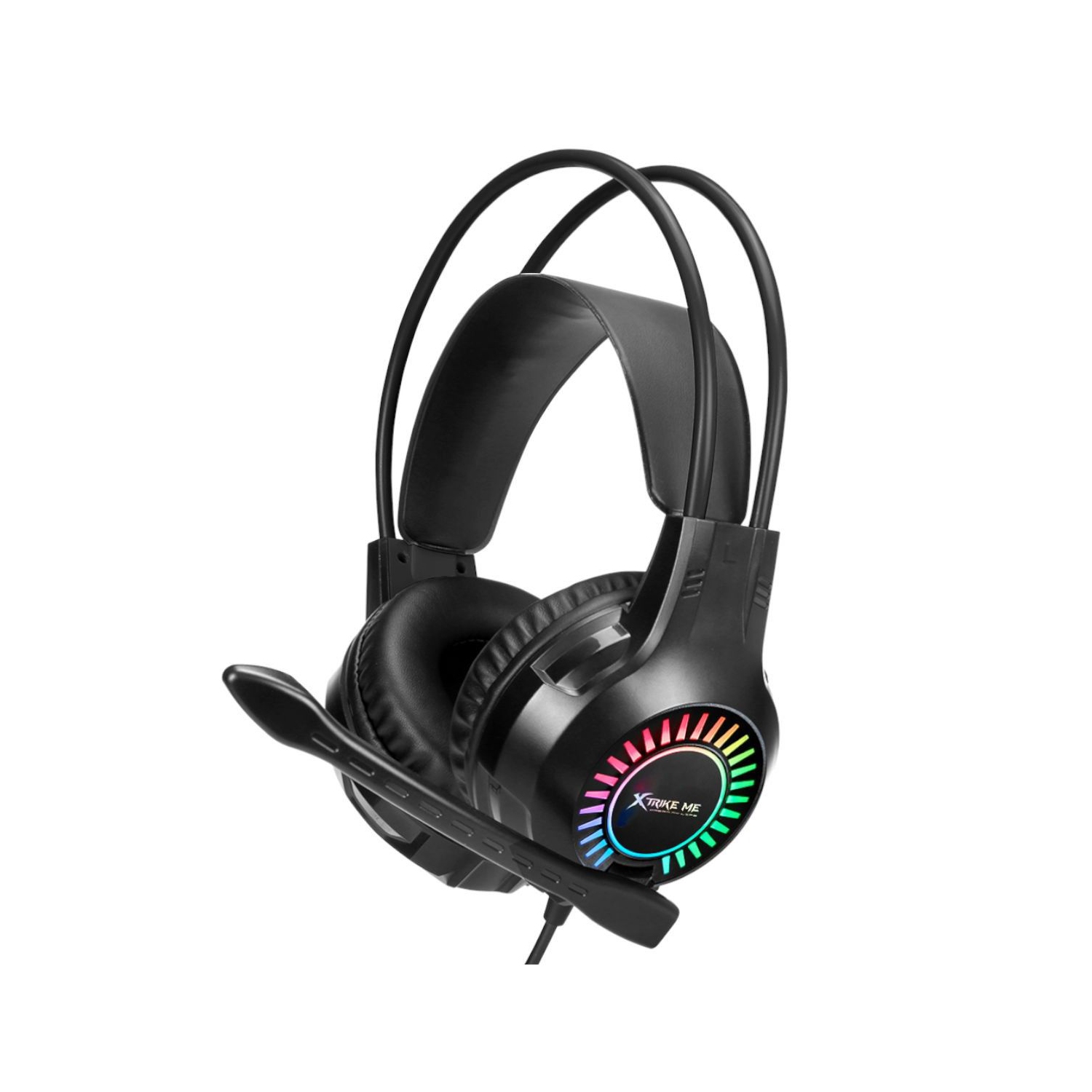 Xtrike Me GH-709 - Wired Gaming Headset, Backlit with Microphone, Black