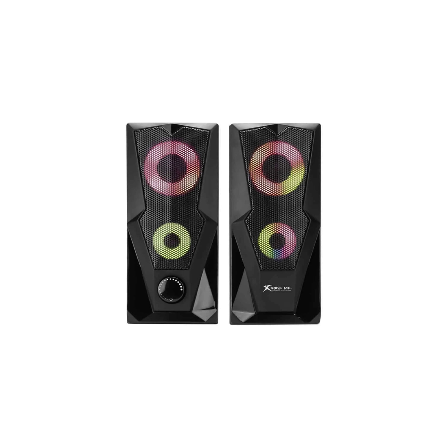 Xtrike Me- SK-501 - Stereo Speakers, 2 X 3W, Black