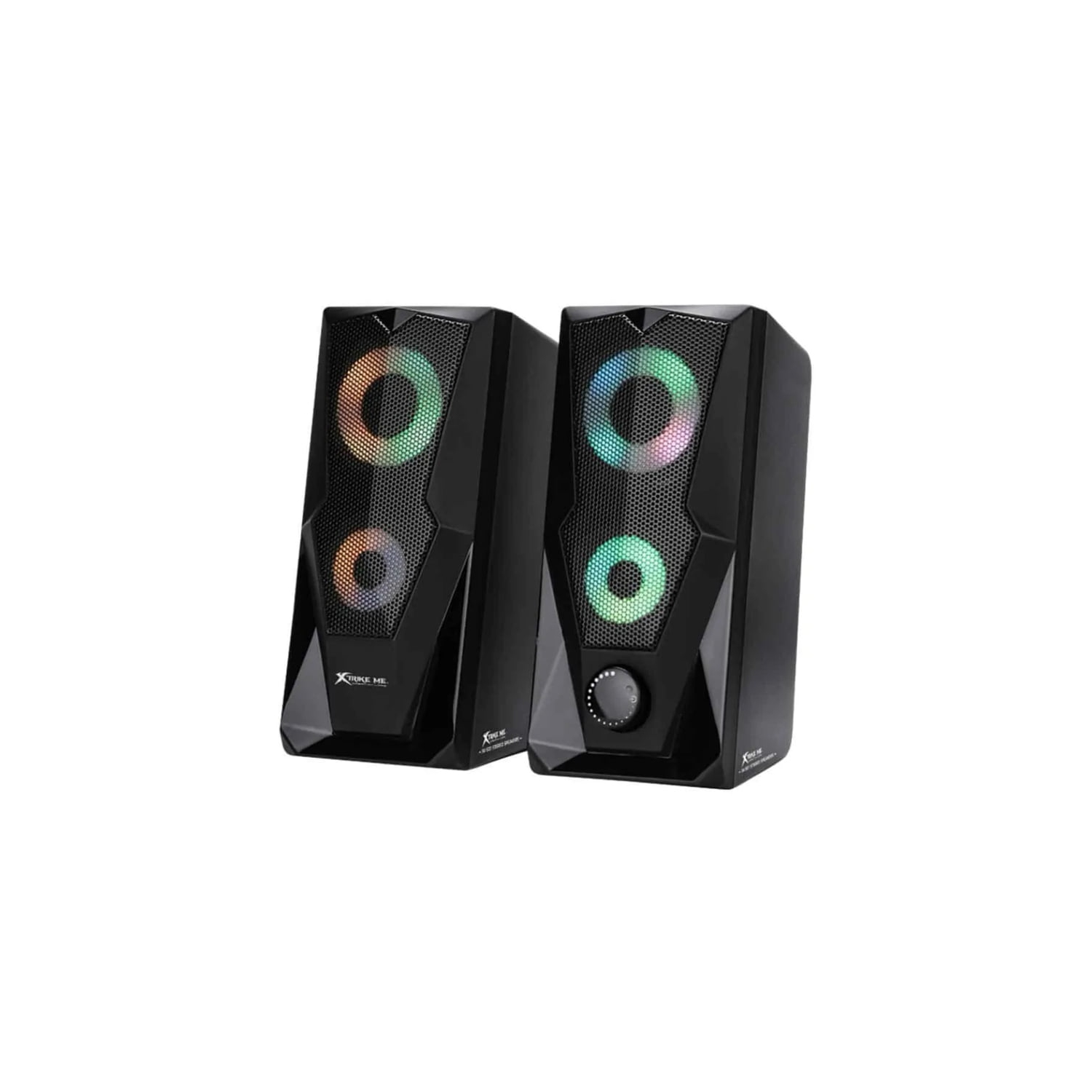 Xtrike Me- SK-501 - Stereo Speakers, 2 X 3W, Black