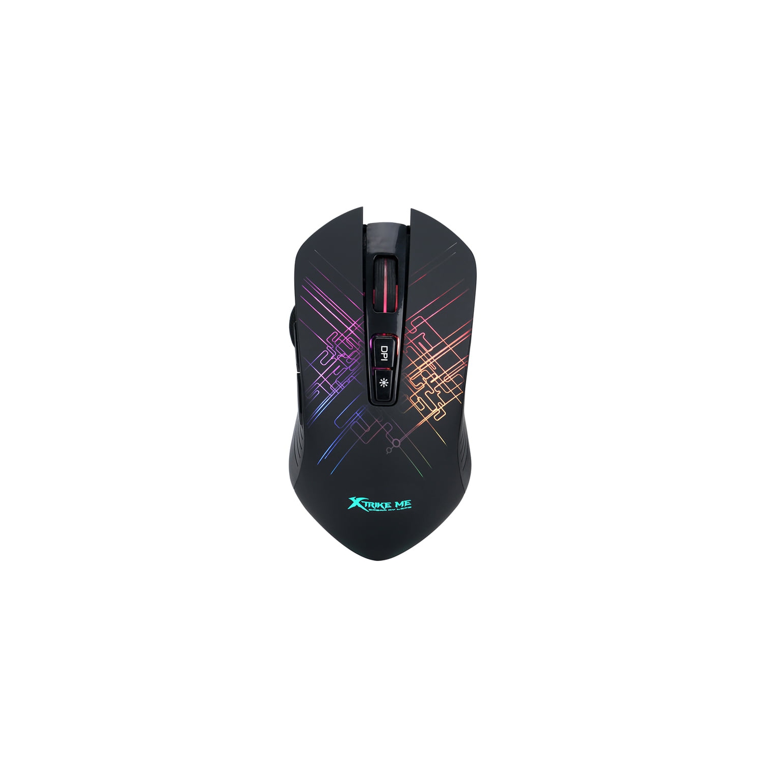 Xtrike Me GM-510 - Optical Gaming Mouse, Wired with 7 Buttons and Backlight, 800 to 6400 DPI, Black
