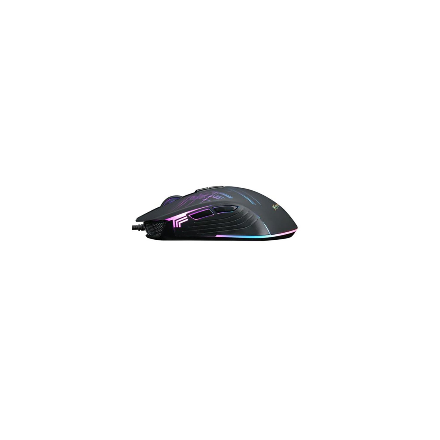 Xtrike Me GM-510 - Optical Gaming Mouse, Wired with 7 Buttons and Backlight, 800 to 6400 DPI, Black