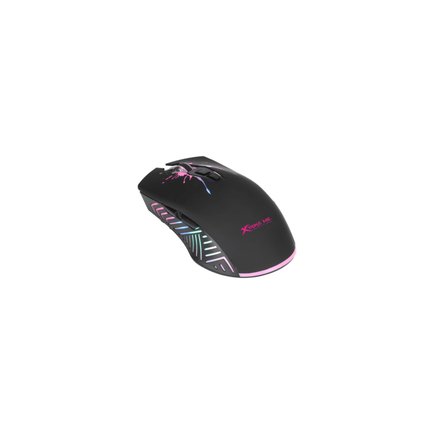 Xtrike Me GM-510 - Optical Gaming Mouse, Wired with 7 Buttons and Backlight, 800 to 6400 DPI, Black