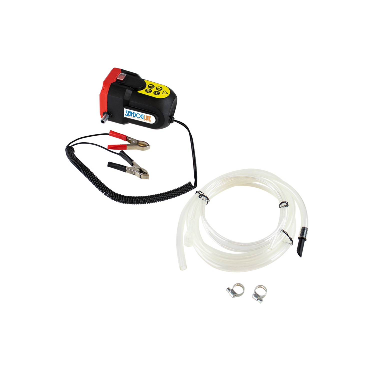 Sea-Dog Oil Change Pump w/Battery Clips - 12V