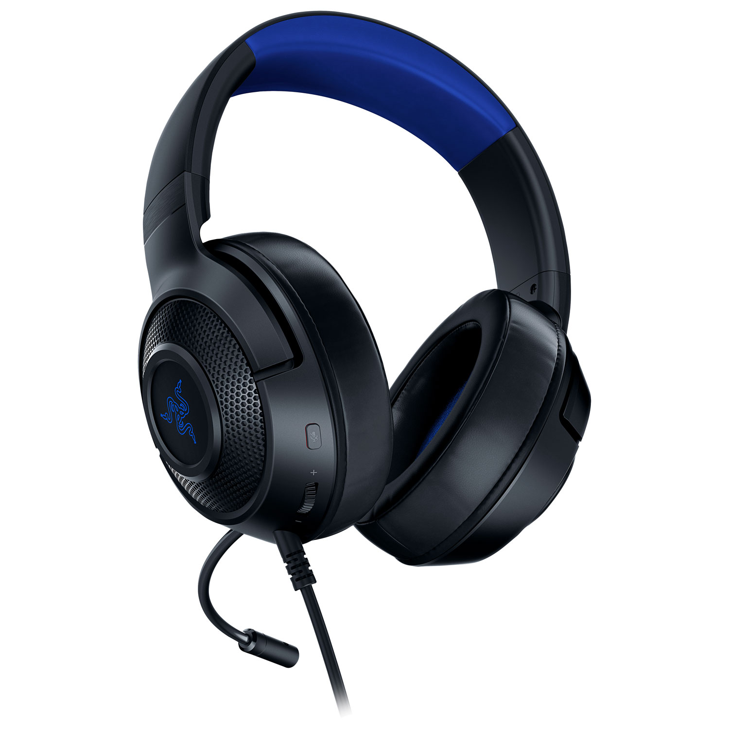 Razer Kraken X For Console Gaming Headset For Pc Ps4 Ps5 Xbox Switch Black Blue Best Buy Canada