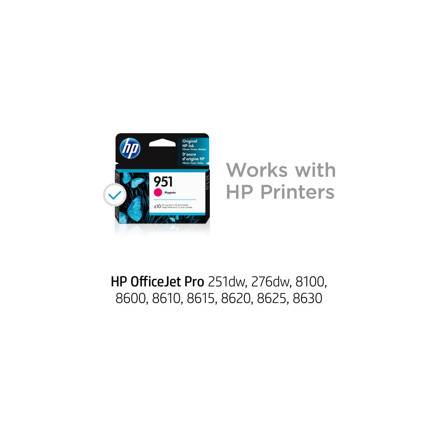 HP 951 Original Inkjet Ink Cartridge - Magenta-(CN051AN140)