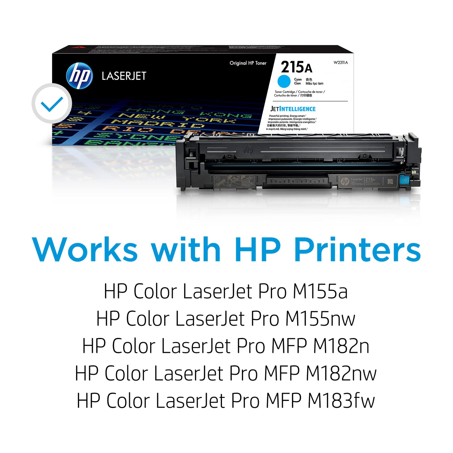 HP 215A Cyan Original LaserJet Toner Cartridge