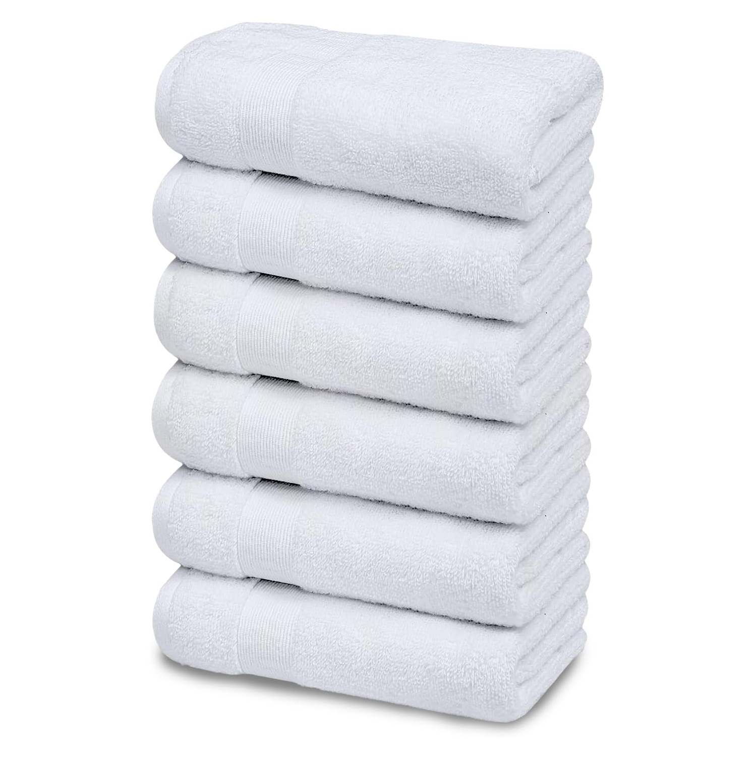 Essuie-mains Canadian Linen, 16x, 30 po, paq. 6, 550 ASGS, serviettes de nettoyage à séchage rapide, tapis d’exercice doux absorbant, piscine,
