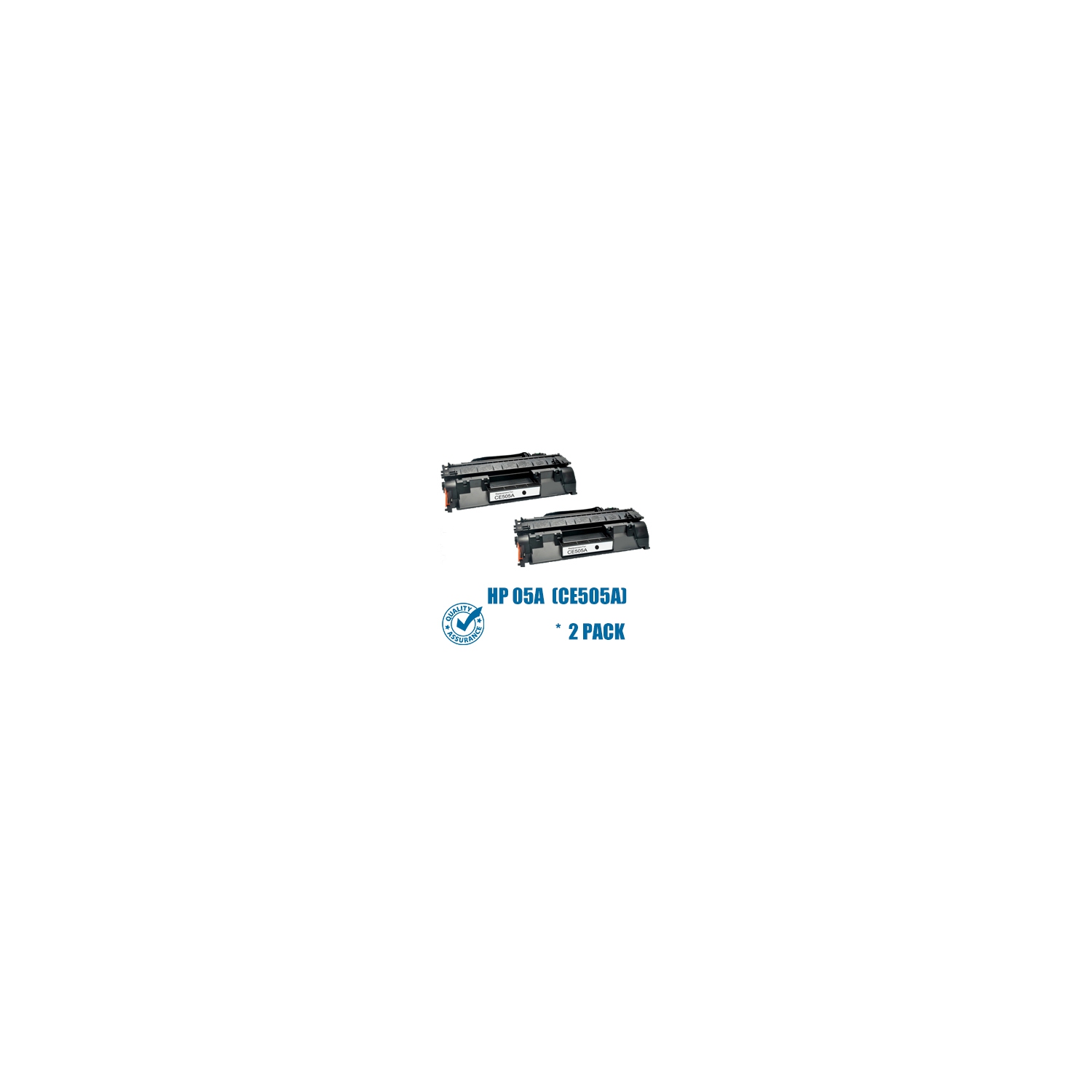 Printer Pro™ 2 Pack HP 05A/HP05A/05A/505a Black Toner Cartridge - HP Printer LaserJet P2055/P2055d/P2055dn/P2055x