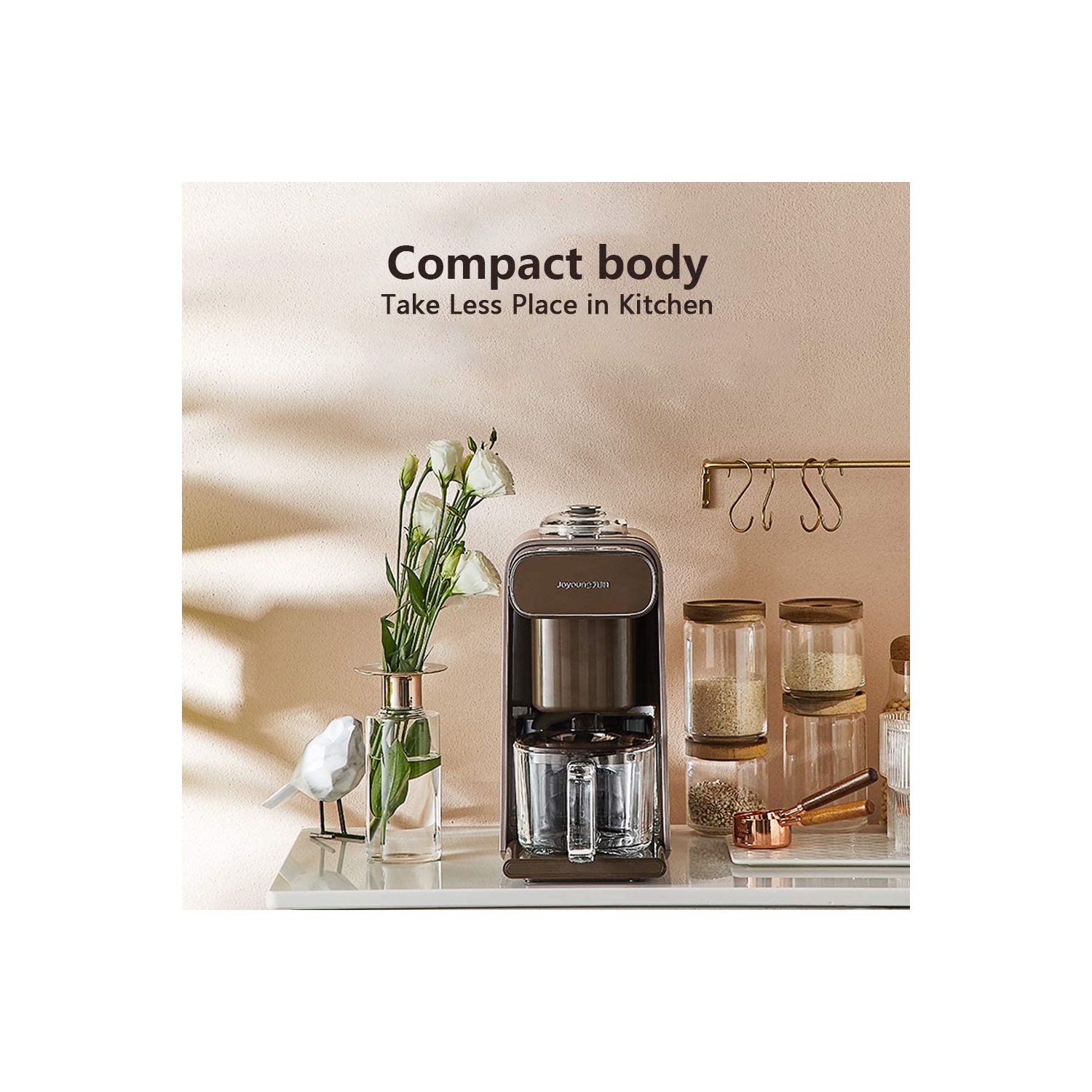 Joyoung DJ10U-K1 Slag free and Filter free Hot Soy Milk Maker with Auto-clean Function