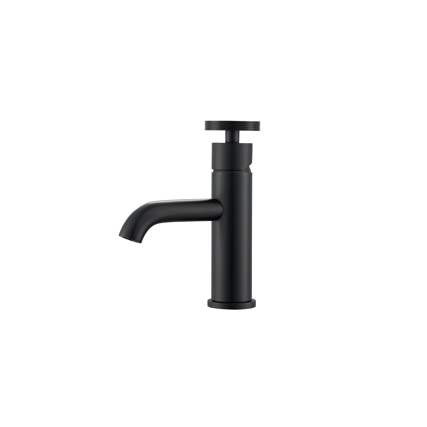 Ancona robinet de salle de bain monocommande de la gamme Nova en noir mat