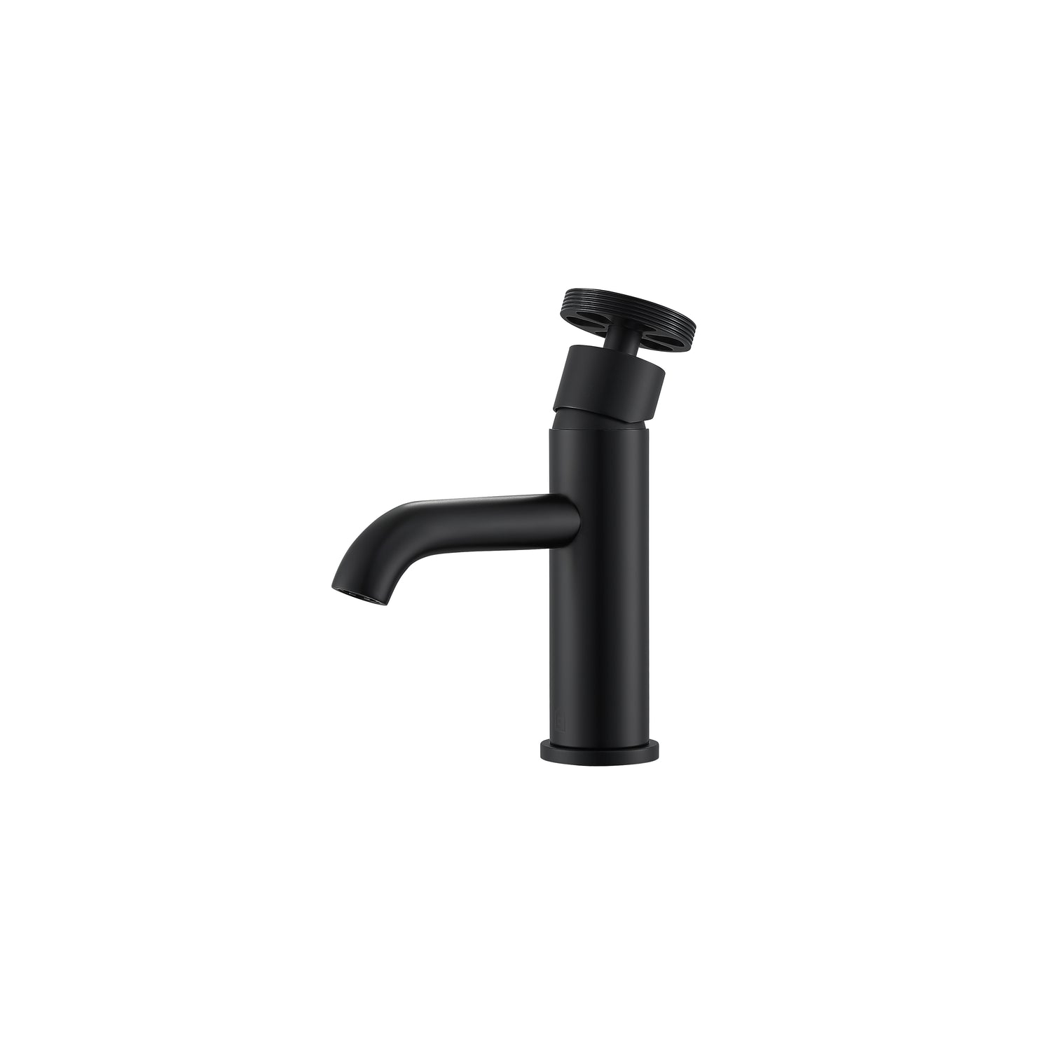 Ancona robinet de salle de bain monocommande de la gamme Nova en noir mat