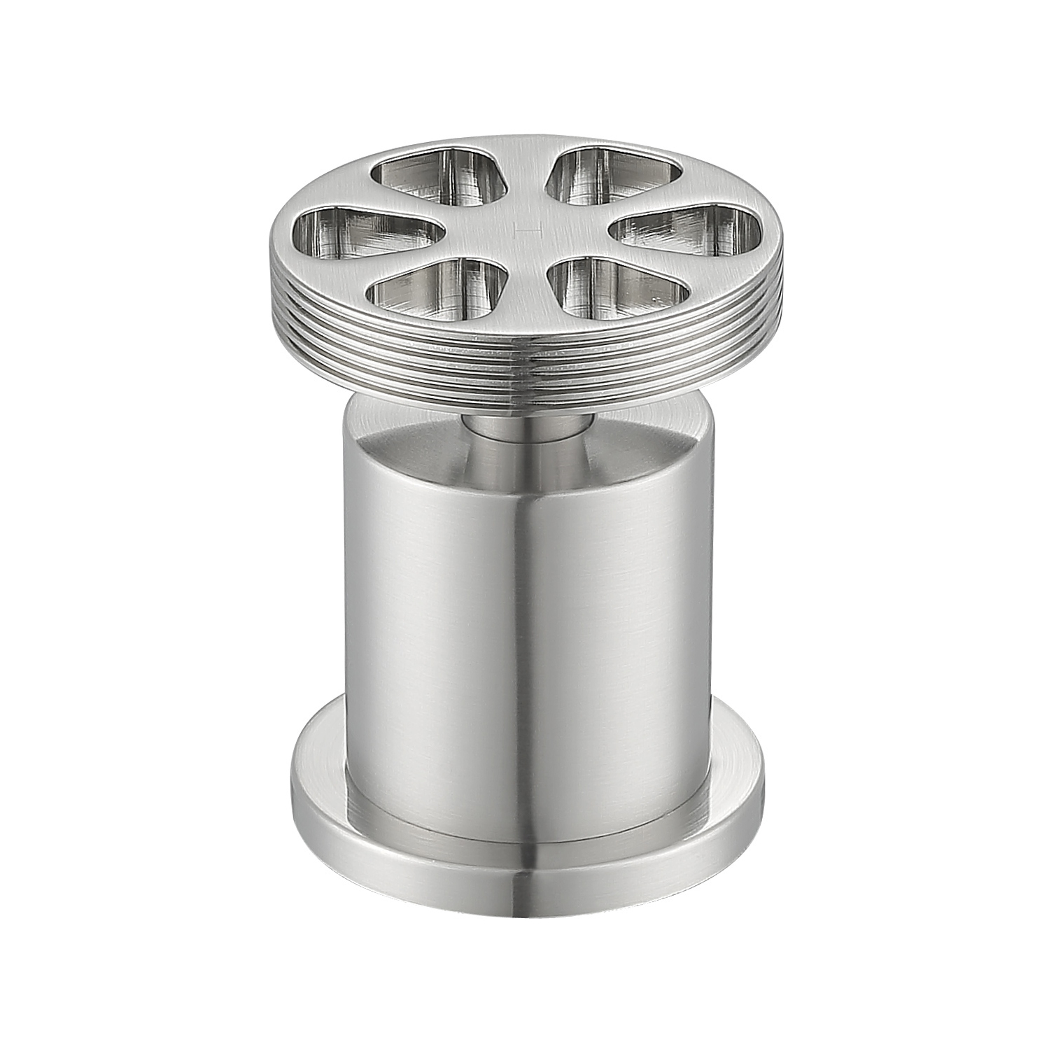 Ancona Nova Series Widespread Double-Handle Bathroom Faucet in Brushed Nickel