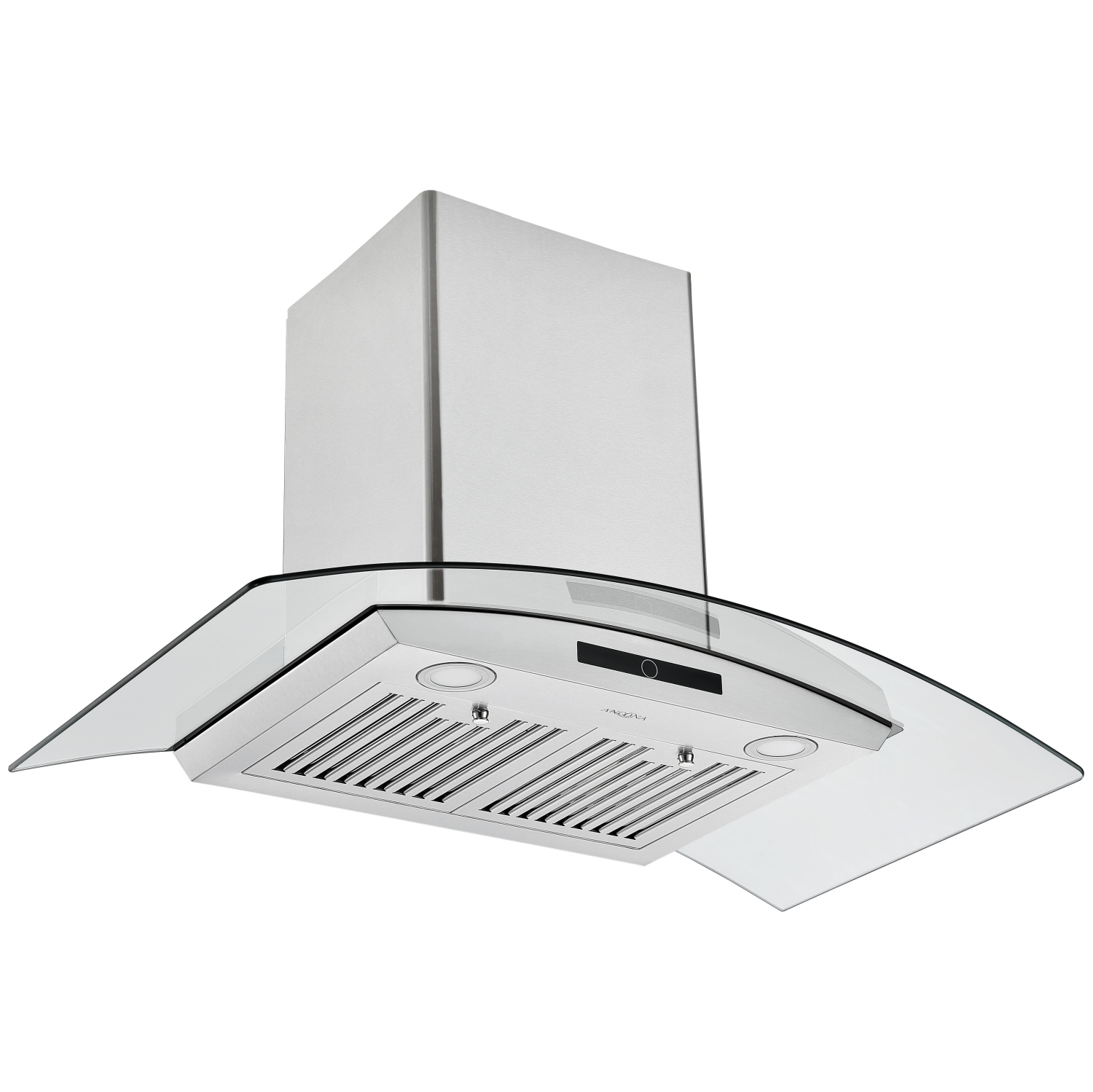 Ancona 36 in. Convertible Stainless Steel Wall Mount Glass Canopy Range Hood