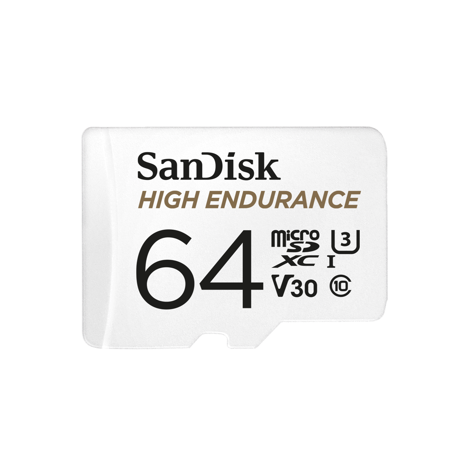 SanDisk 64GB High Endurance Micro SD Card with Adapter SDSQQNR-064G for Dash Cam and Video Monitoring System