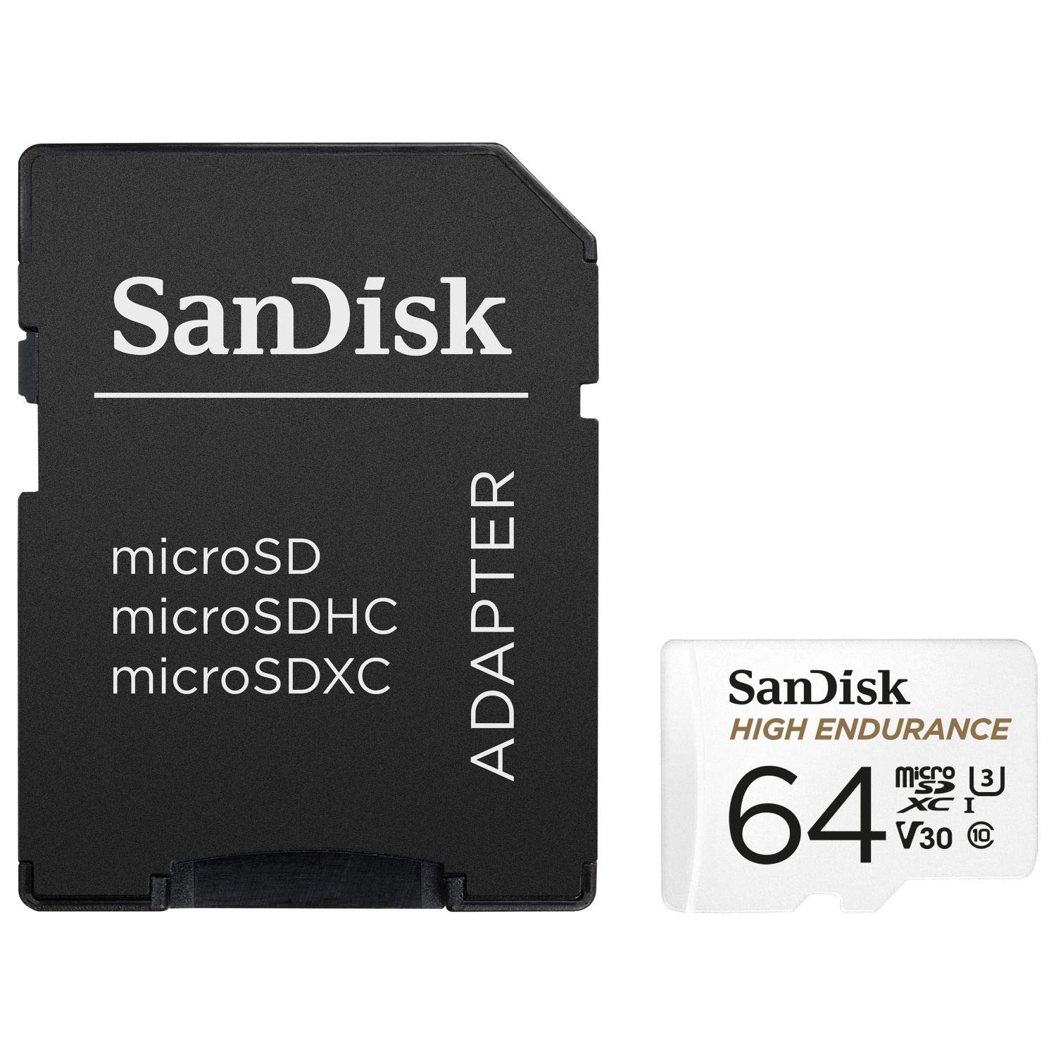 SanDisk 64GB High Endurance Micro SD Card with Adapter