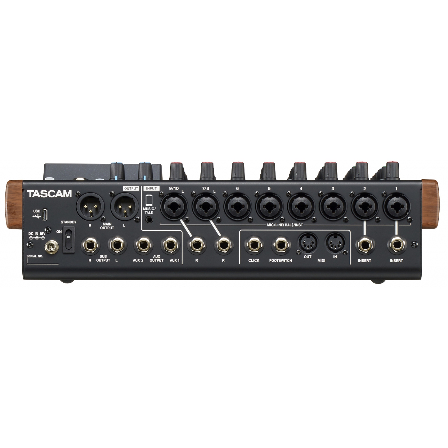 Tascam Model 12 Mixer / Interface / Recorder / Controller, 12x10 Channel