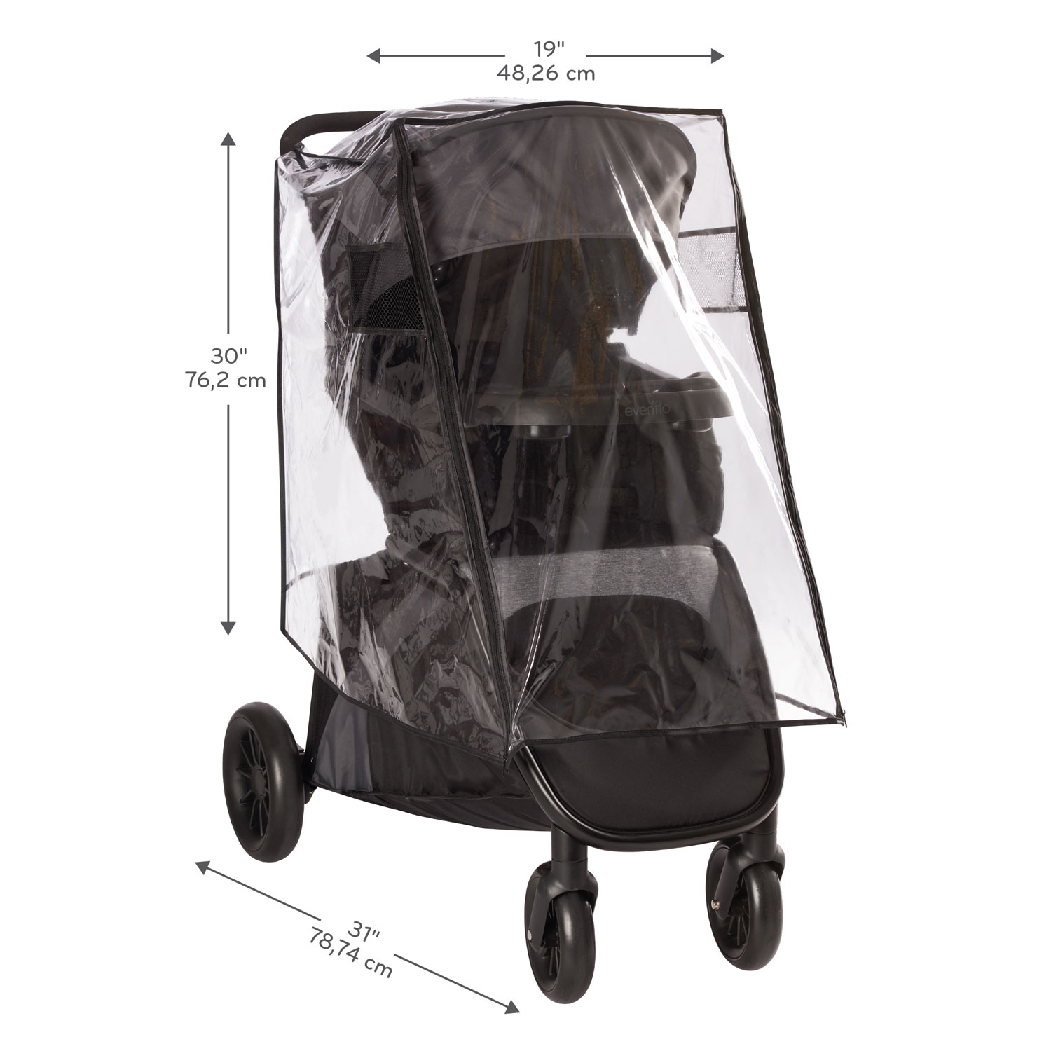 evenflo stroller rain cover