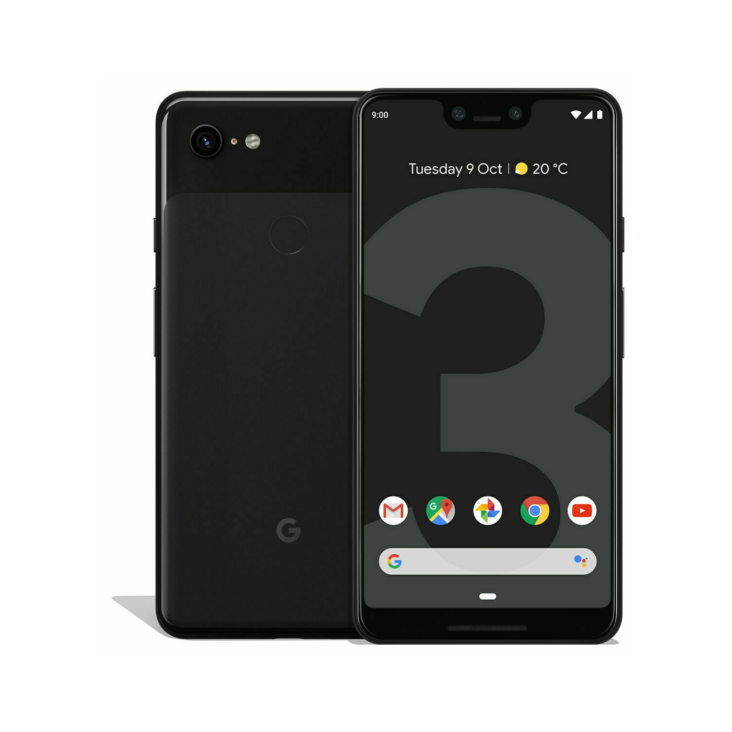 Google Pixel 3 XL 128GB Smartphone - Just Black - Unlocked - New