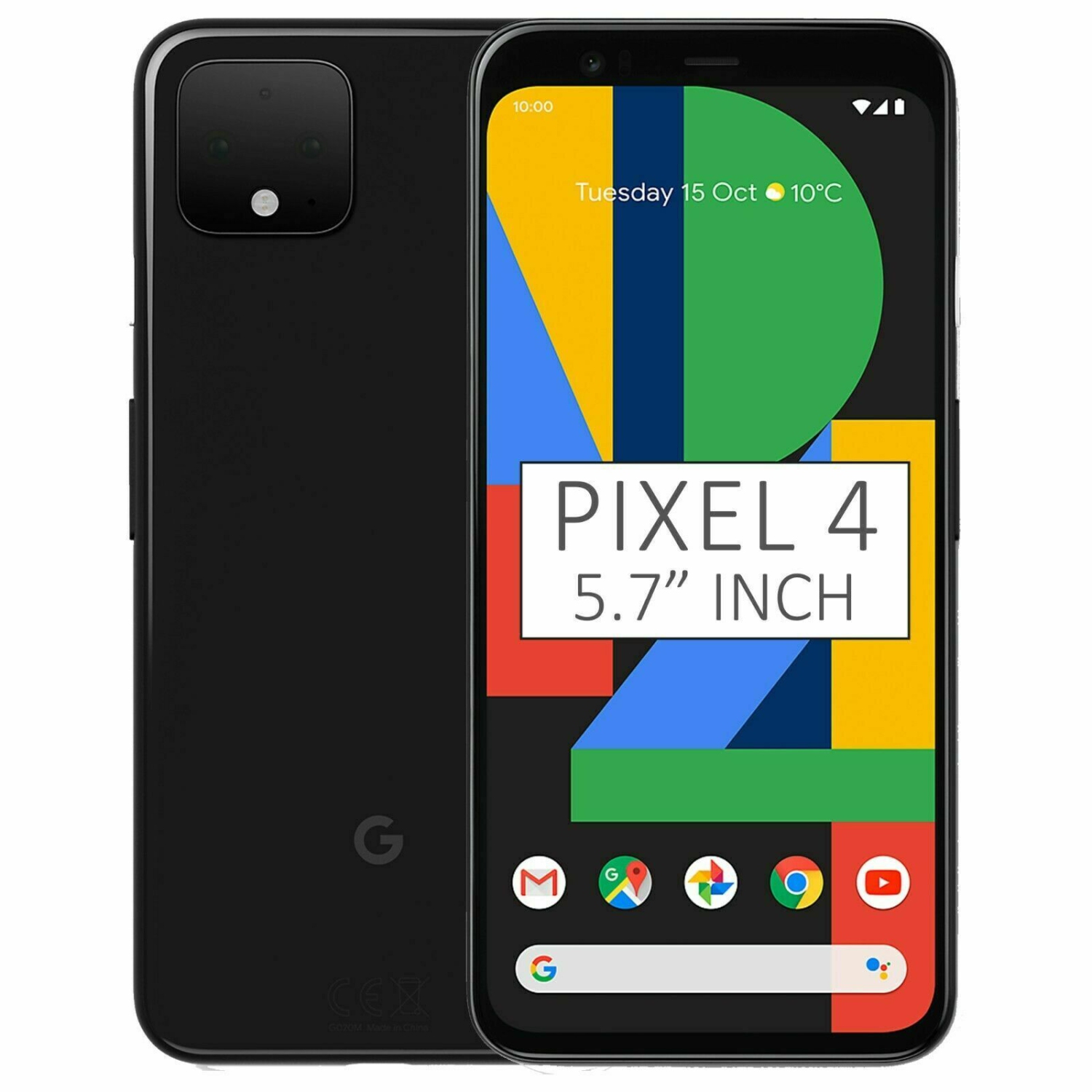 Google Pixel 4 64GB Smartphone - Just Black - Unlocked - New