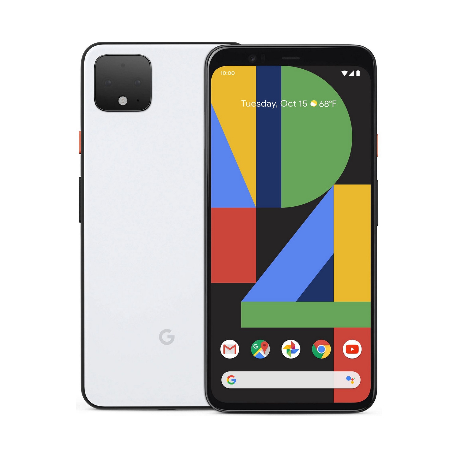 Remis à neuf - téléphone intelligent Pixel 4 128&nbsp;Go de Google - clairement blanc - Déverrouillé