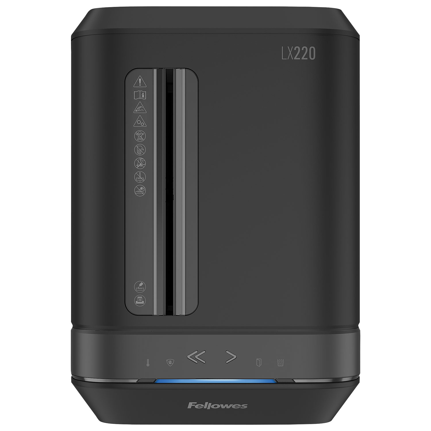 Déchiqueteuse à coupe micro de 20 feuilles de Fellowes - Noir