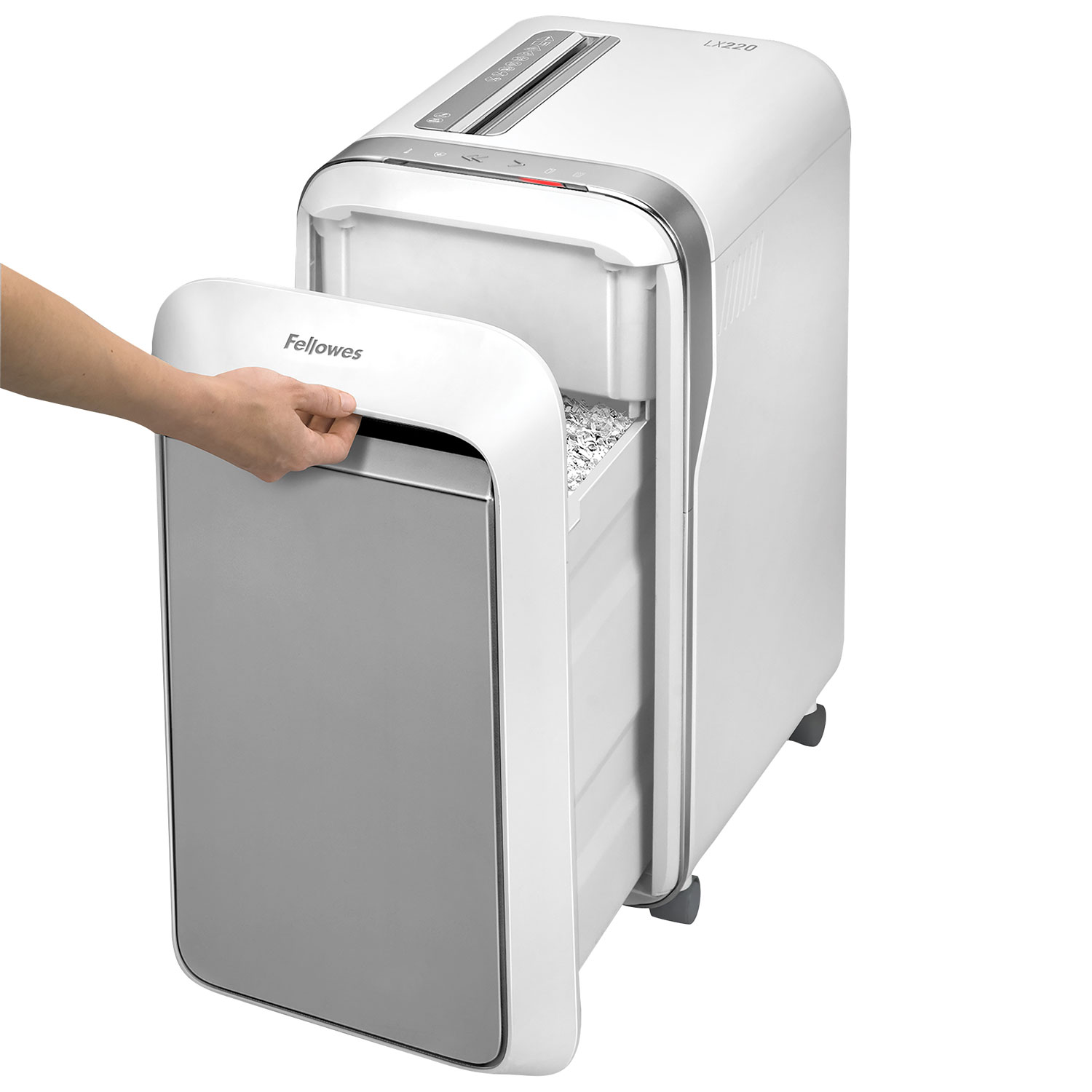 Fellowes 20-Sheet Micro-Cut Shredder - White