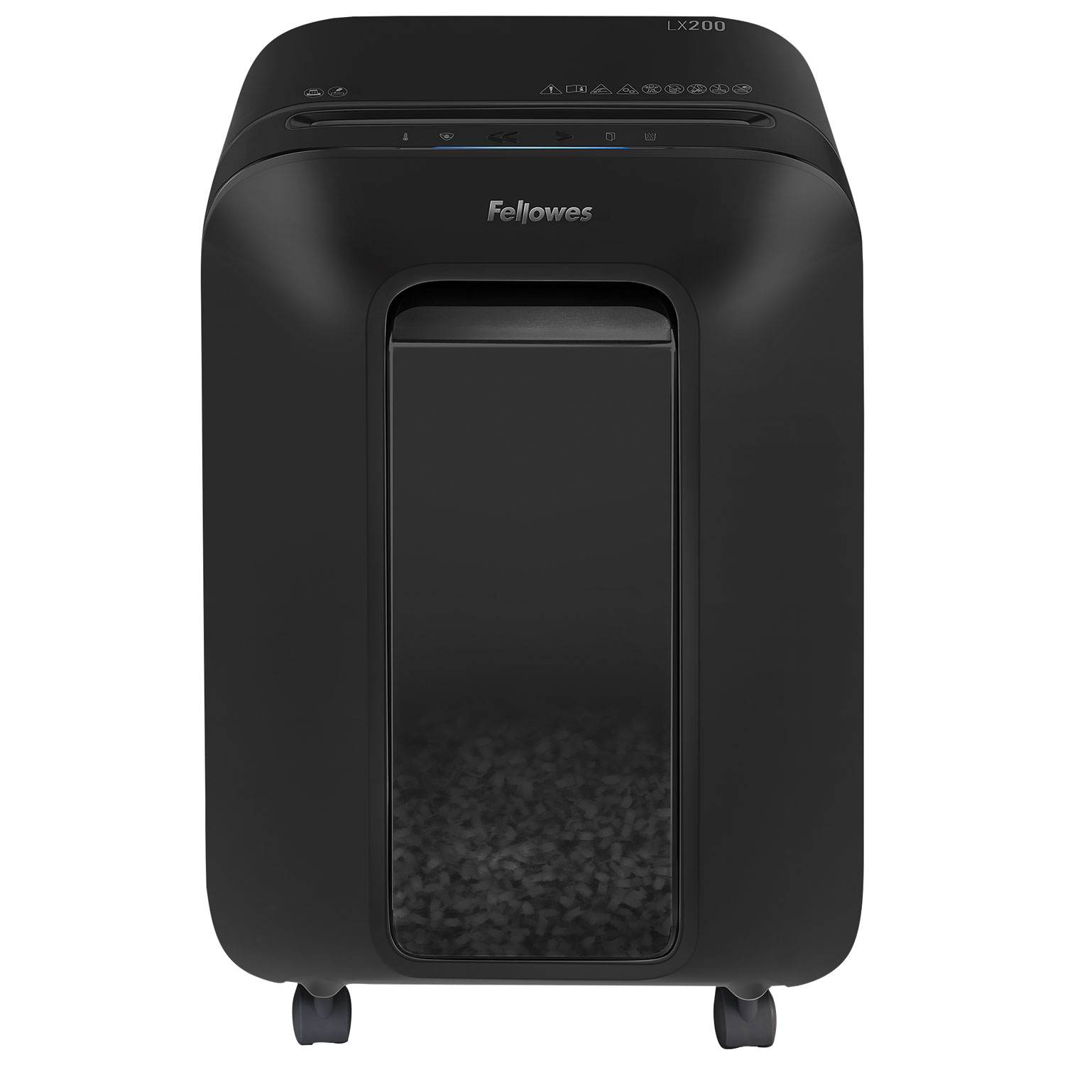 Déchiqueteuse à coupe micro de 12 feuilles de Fellowes - Noir