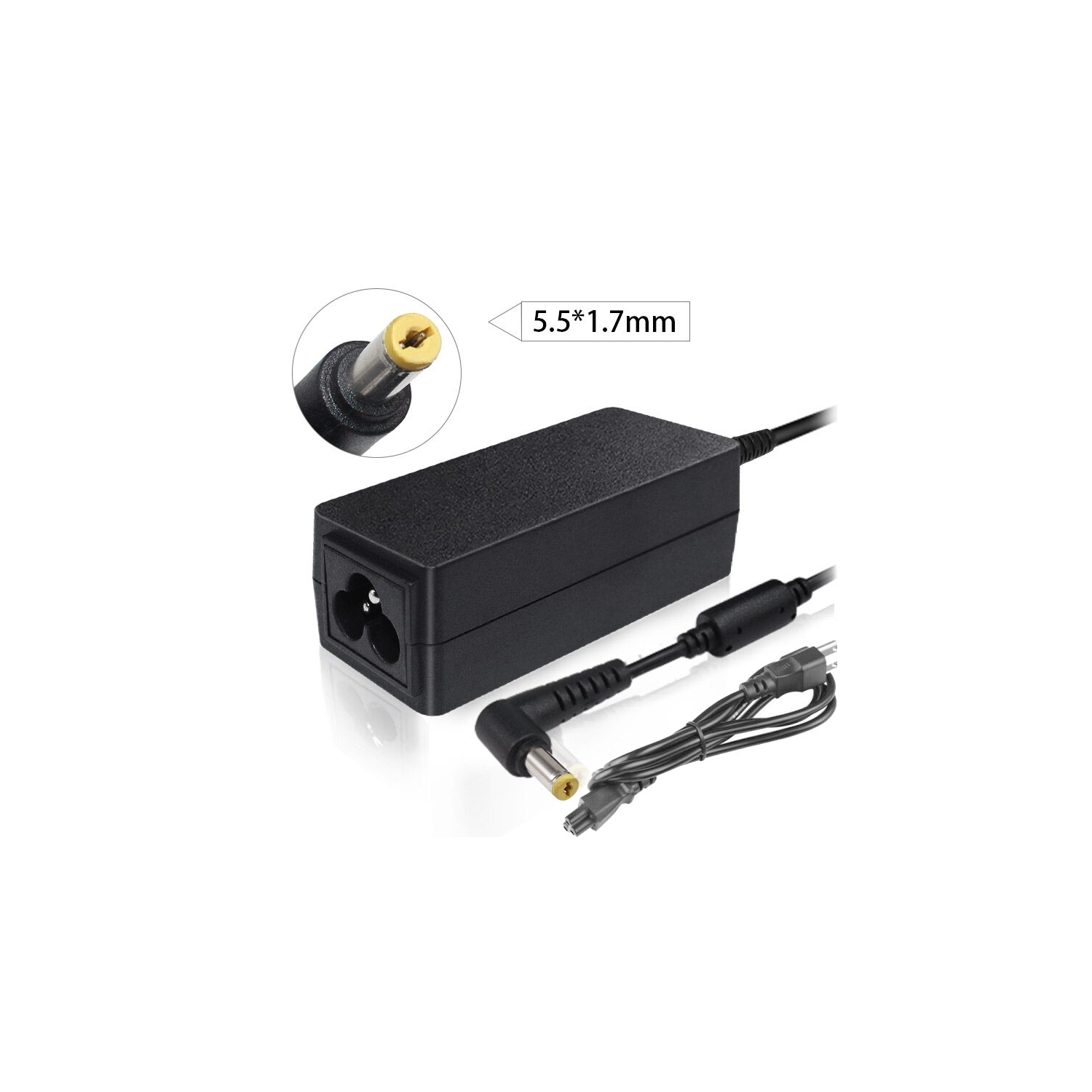 Hyfai 19v 1.58a AC Adapter Power Charger For Acer Aspire One D250 D255 D255E D257 D260 E100 30W Power Supply Cord 5.5*1.7