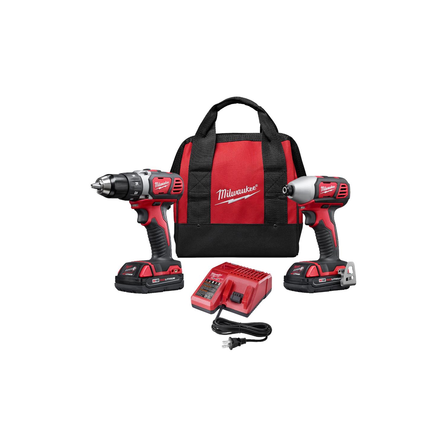 Milwaukee 2691-22 18V M18 Lithium-Ion sans fil 2-Tool Trousse de combo