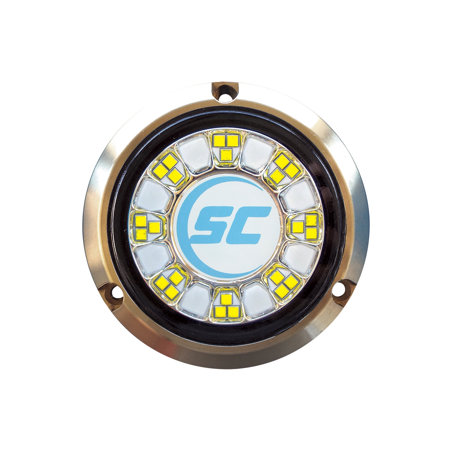 Shadow-Caster SCR-24 Bronze Underwater Light - 24 LEDs - Bimini Blue/Great White