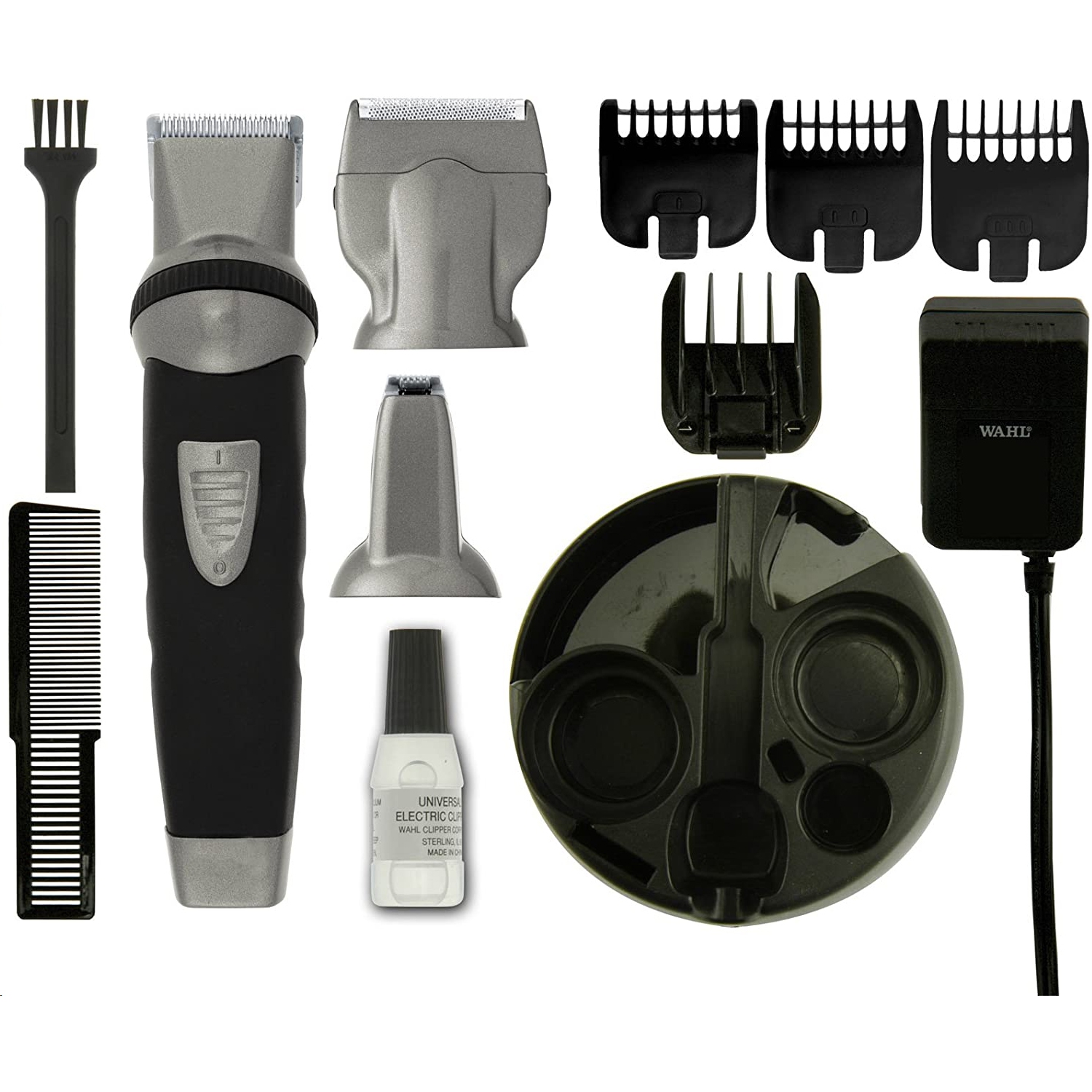 Wahl Canada 5580 Rechargeable Full Body Groomer, Personal Grooming Kit 12 pieces