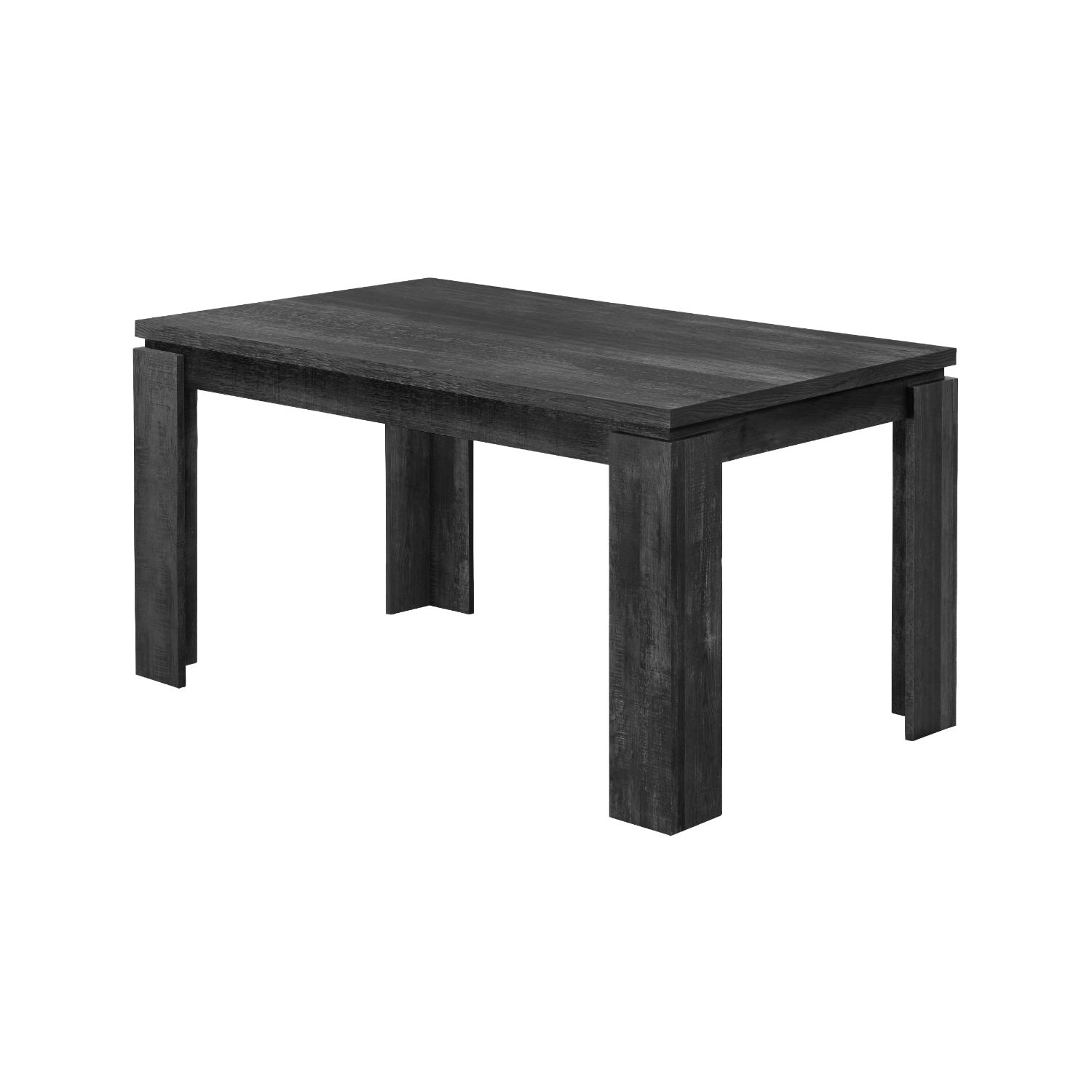 Table de salle à manger contemporaine de 36 x 60 po en bois récupéré Specialties de Monarch - Noir