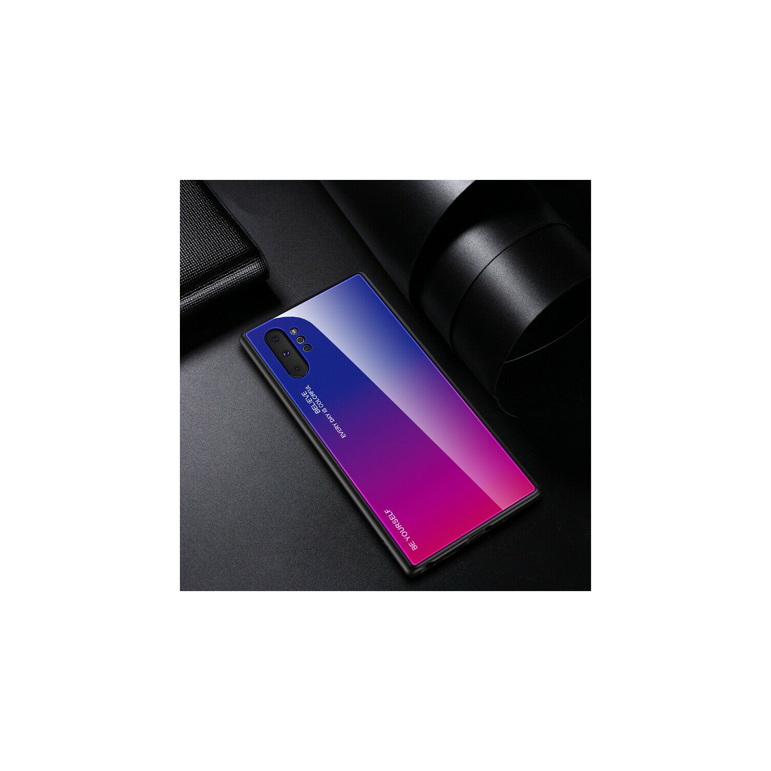 Gradient Tempered Glass Phone Case Cover For SAMSUNG Galaxy NOTE 10 PLUS