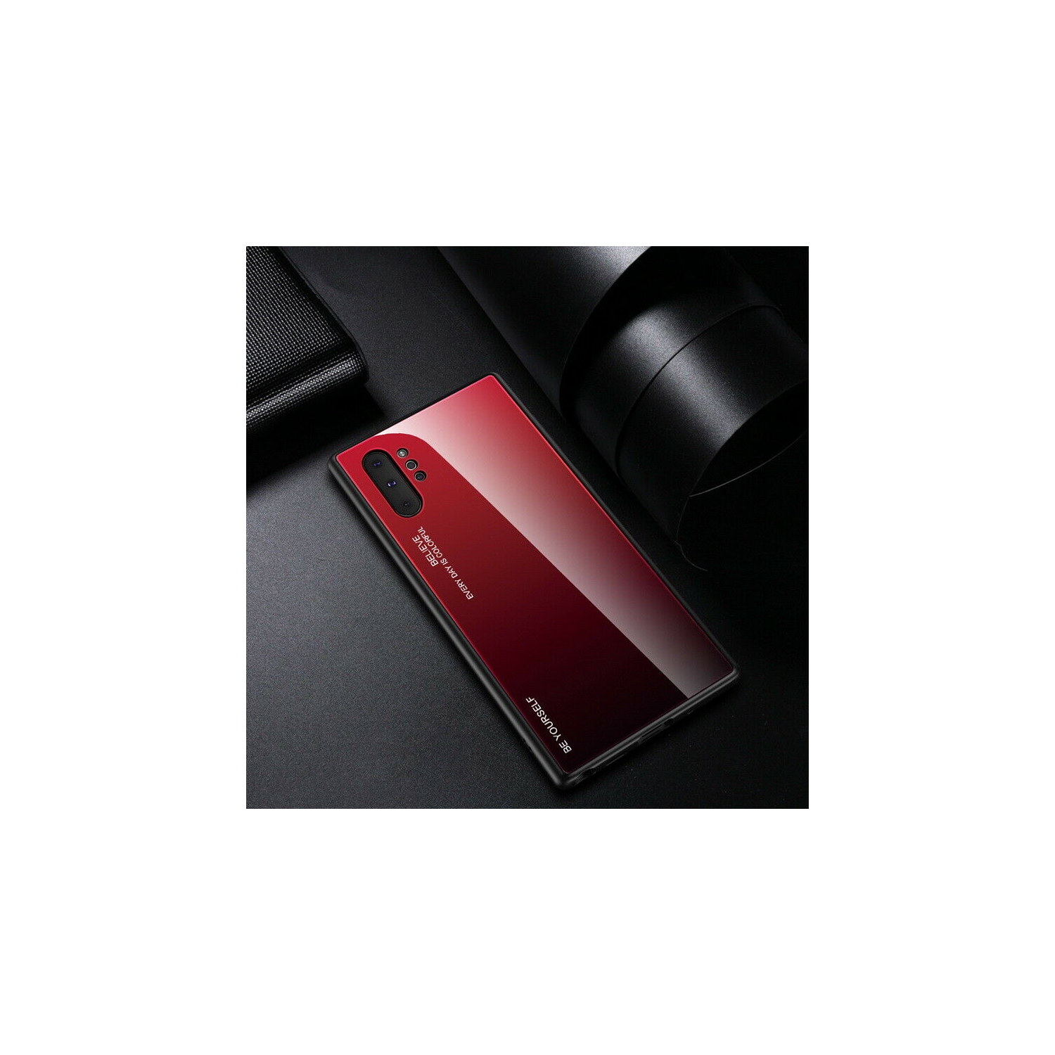 Étui en verre trempé gradient pour Galaxy NOTE 10 PLUS DE SAMSUNG