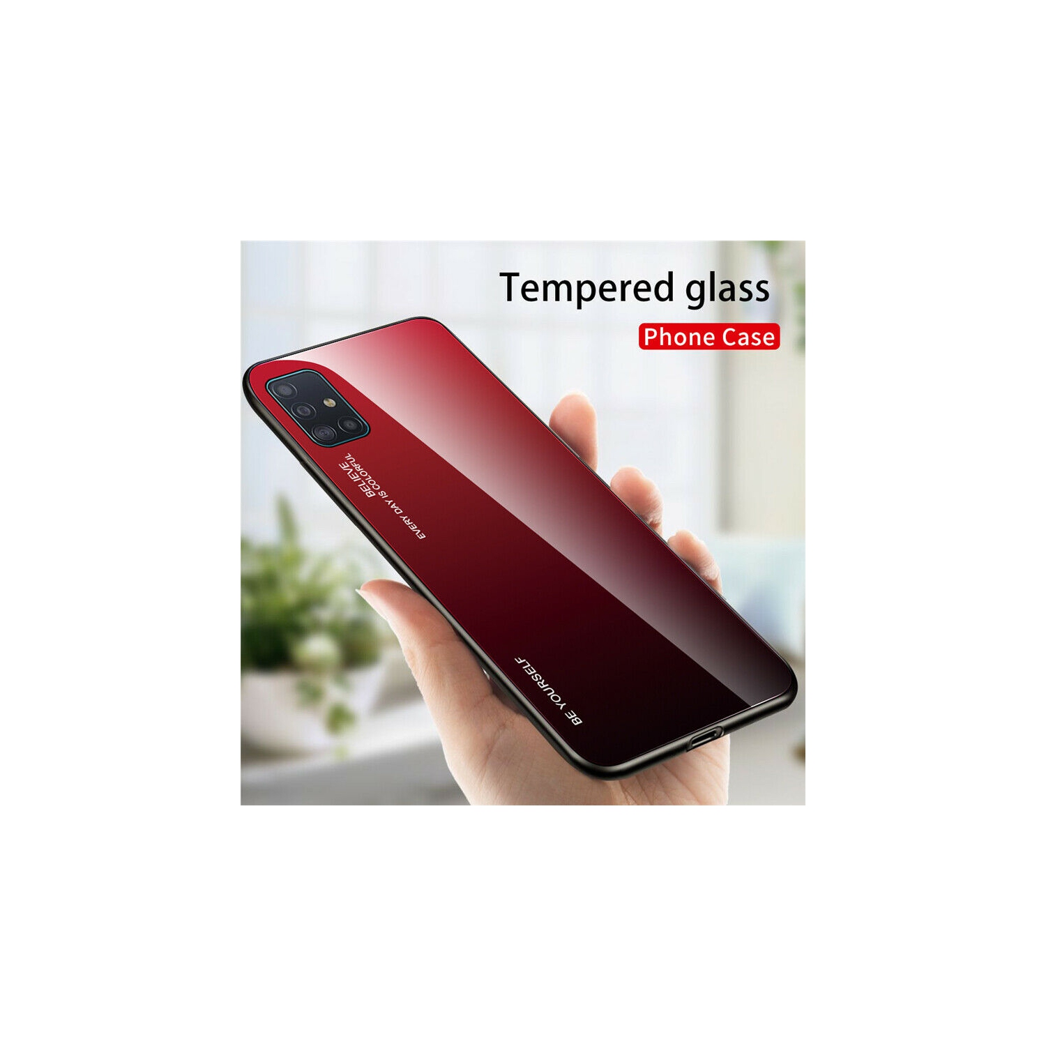 Gradient Tempered Glass Phone Case Cover For SAMSUNG Galaxy S20 PLUS