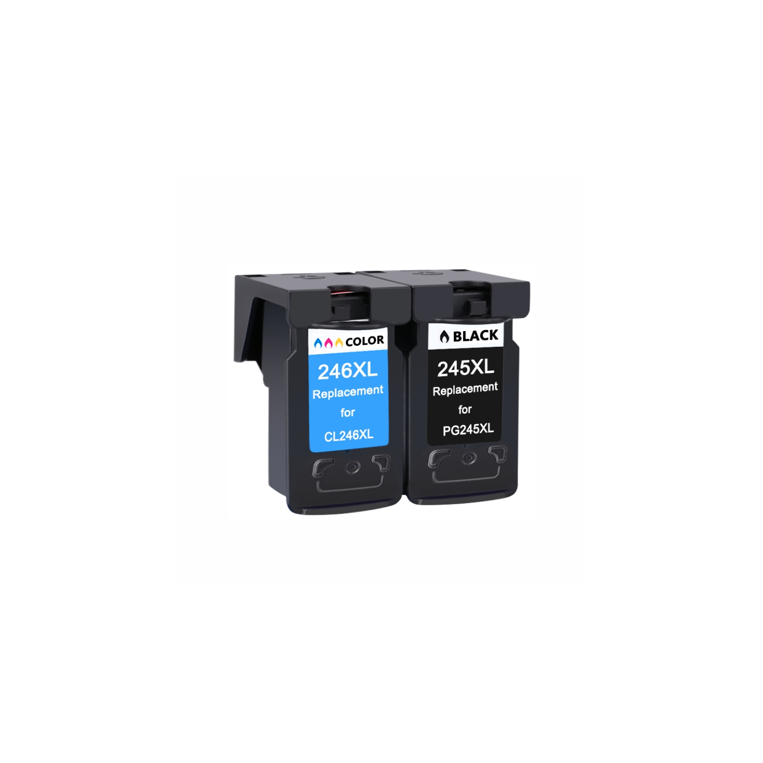 Gotoners™ Generic Packaged Canon PG-245XL CL-246XL Remanufactured Black and Color Ink Cartridge Combo for Canon MG2420,MG2520,MG2920,MG2924,MX492