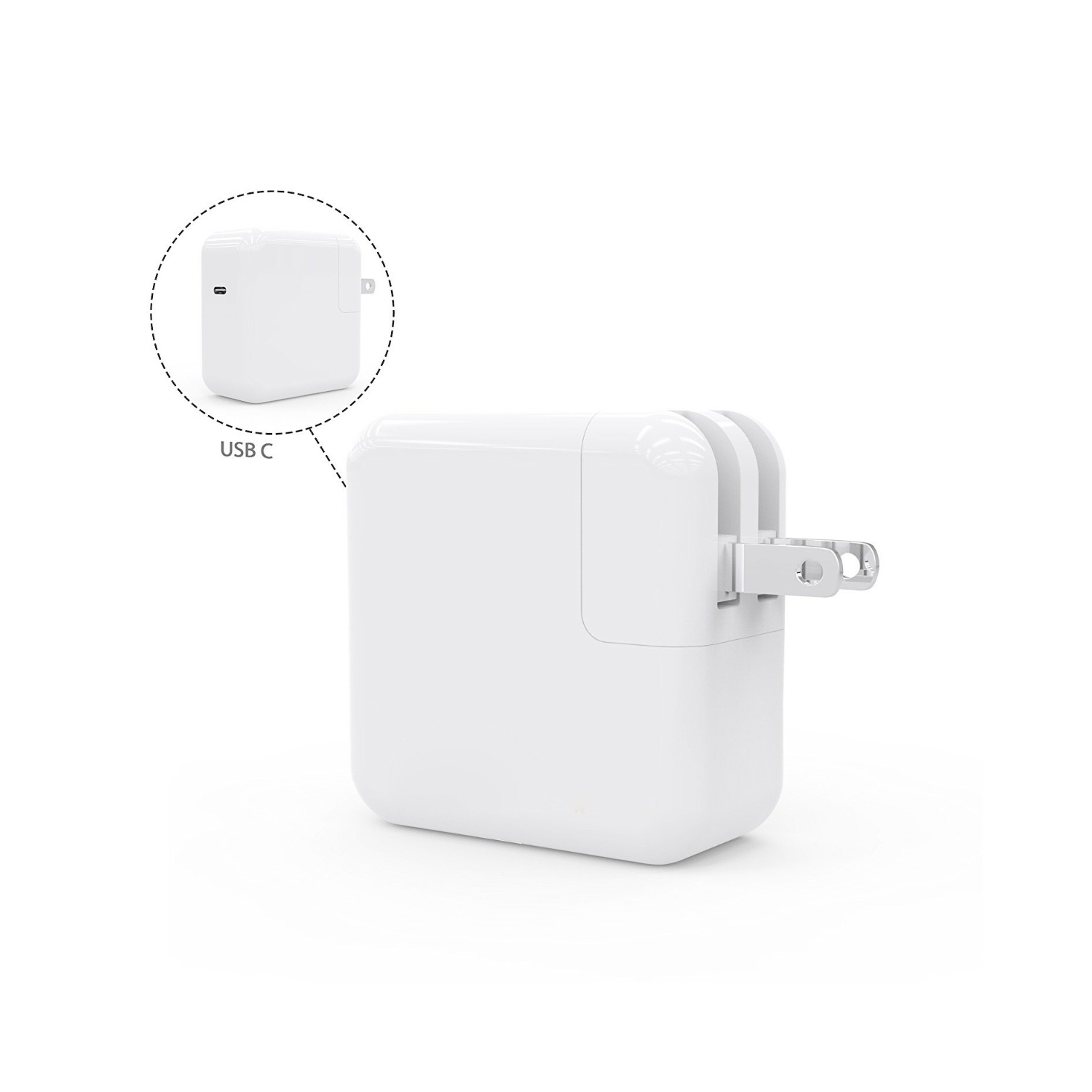 29W USB-C Power Adapter Charger A1540 US/Canada Plug For Apple MacBook 12" A1534 MJ262LL