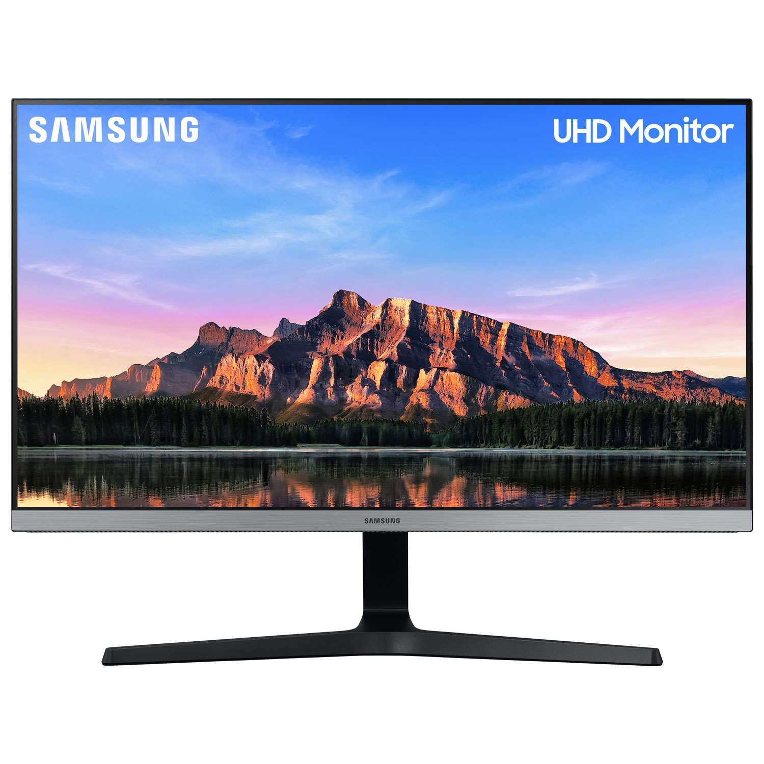 Samsung 28" 4K Ultra HD 60Hz 4ms GTG IPS LED FreeSync Gaming Monitor (LU28R550UQNXZA) - Dark Blue Grey