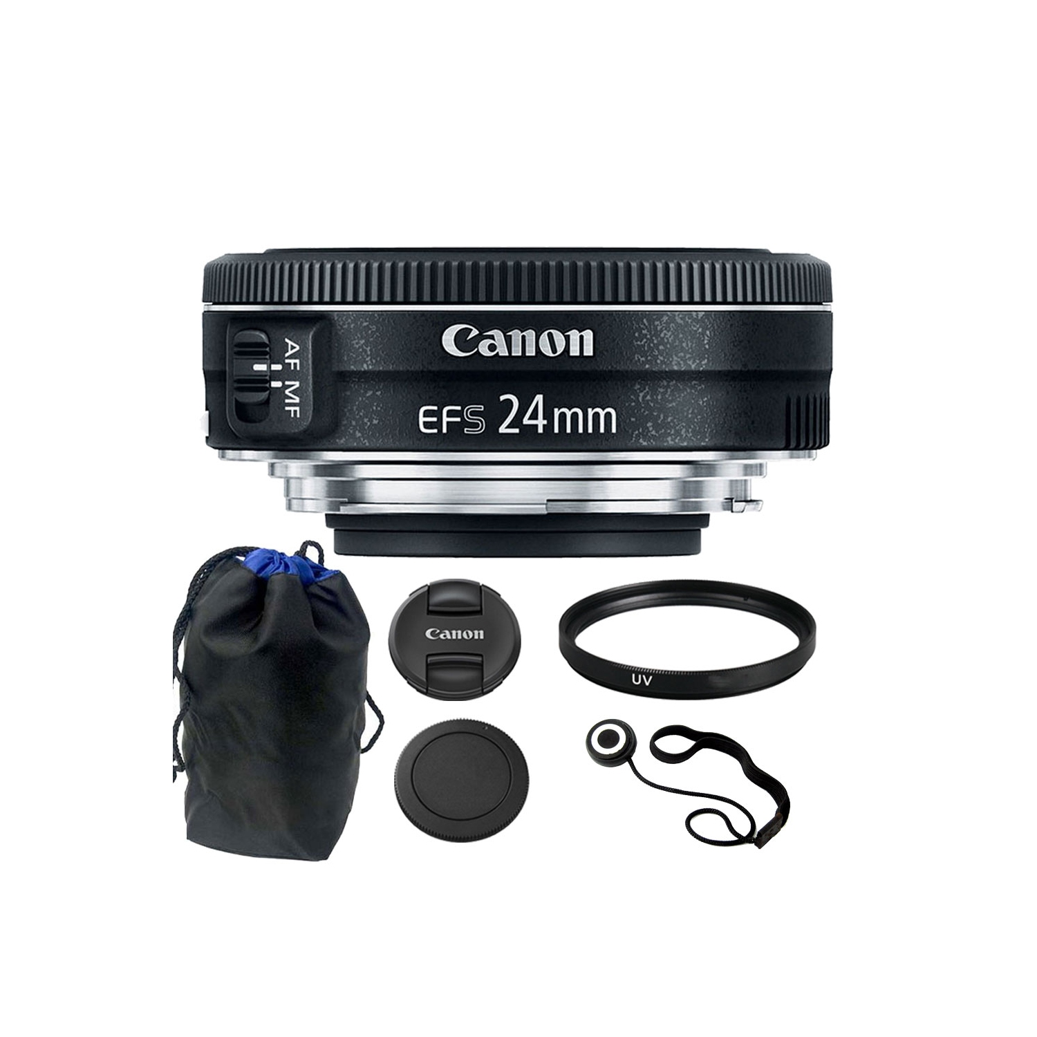 Canon EF-S 24mm f/2.8 STM Lens 67mm Kit for Canon Digital SLR 