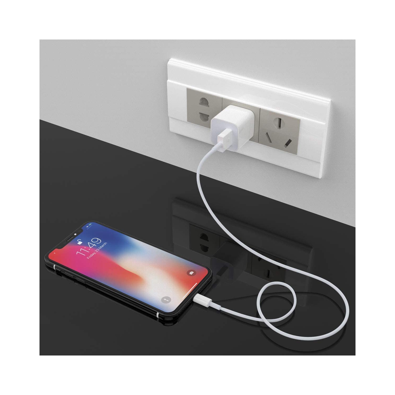 Chargeur mural USB, 5 V/1 a