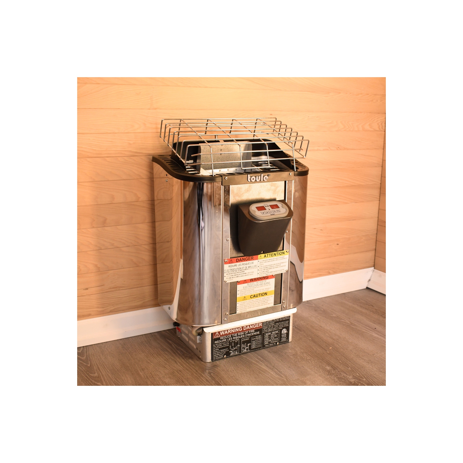 Toule Sauna Heater ETL Cedest 3KW/240V avec le panneau chauffant numérique de chalet NTS-100