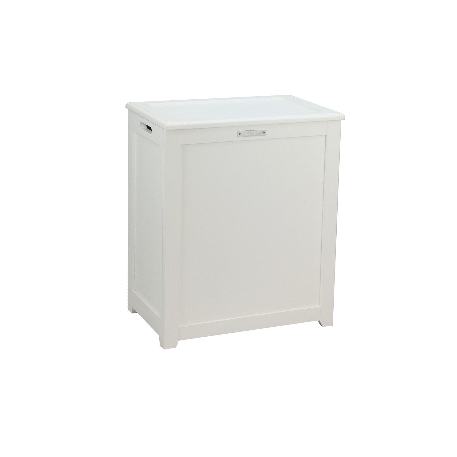 Oceanstar Storage Laundry Hamper, White