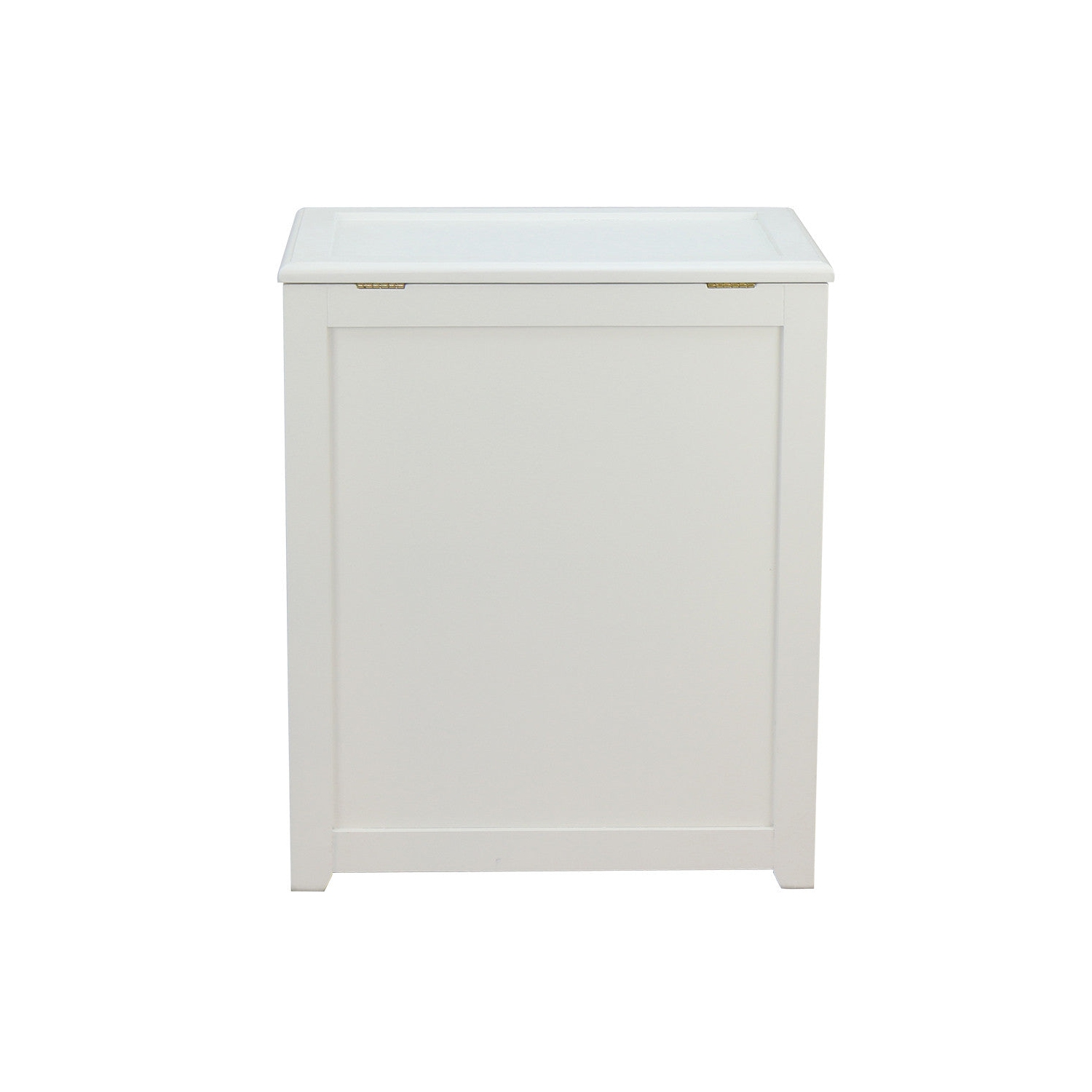 Oceanstar Storage Laundry Hamper, White