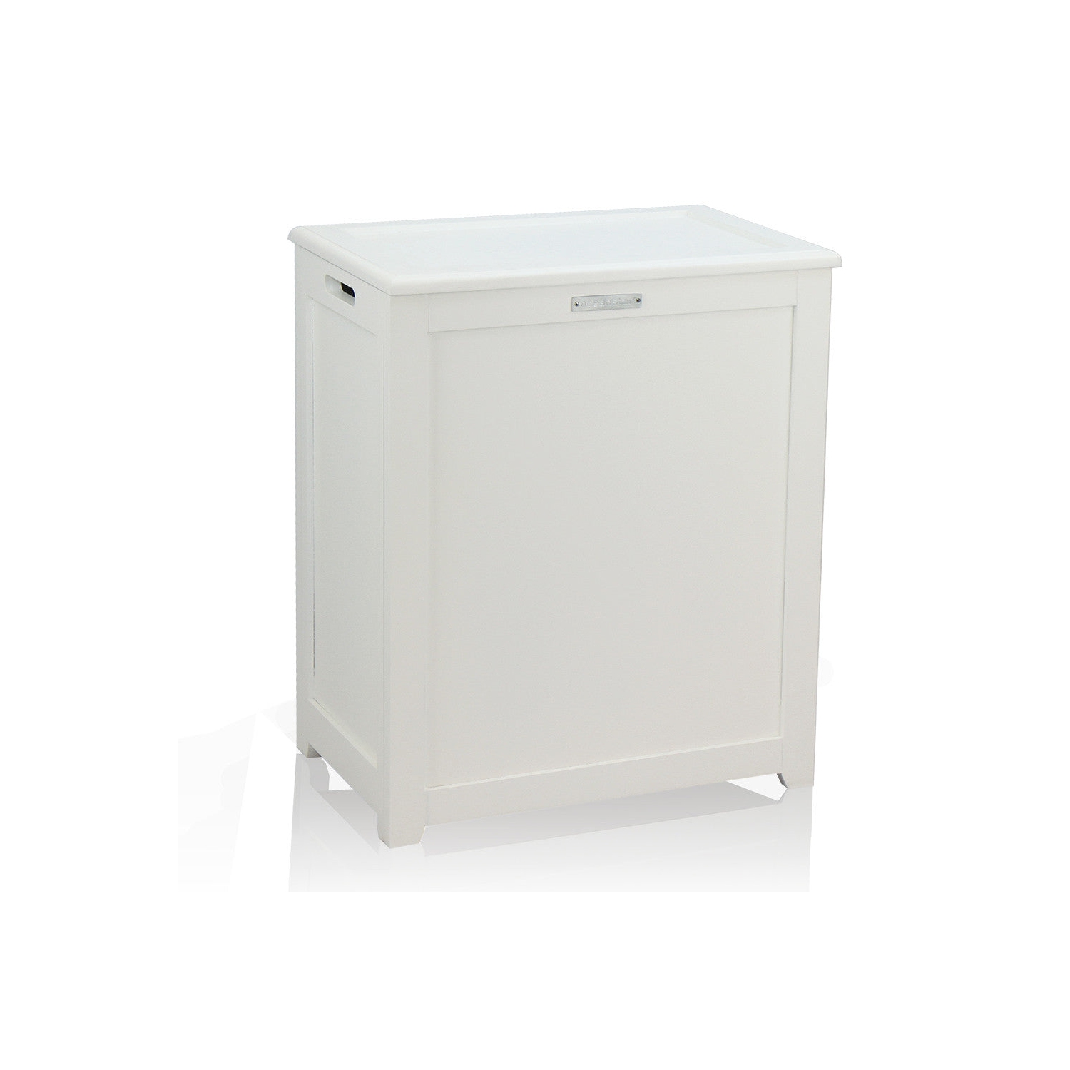 Oceanstar Storage Laundry Hamper, White