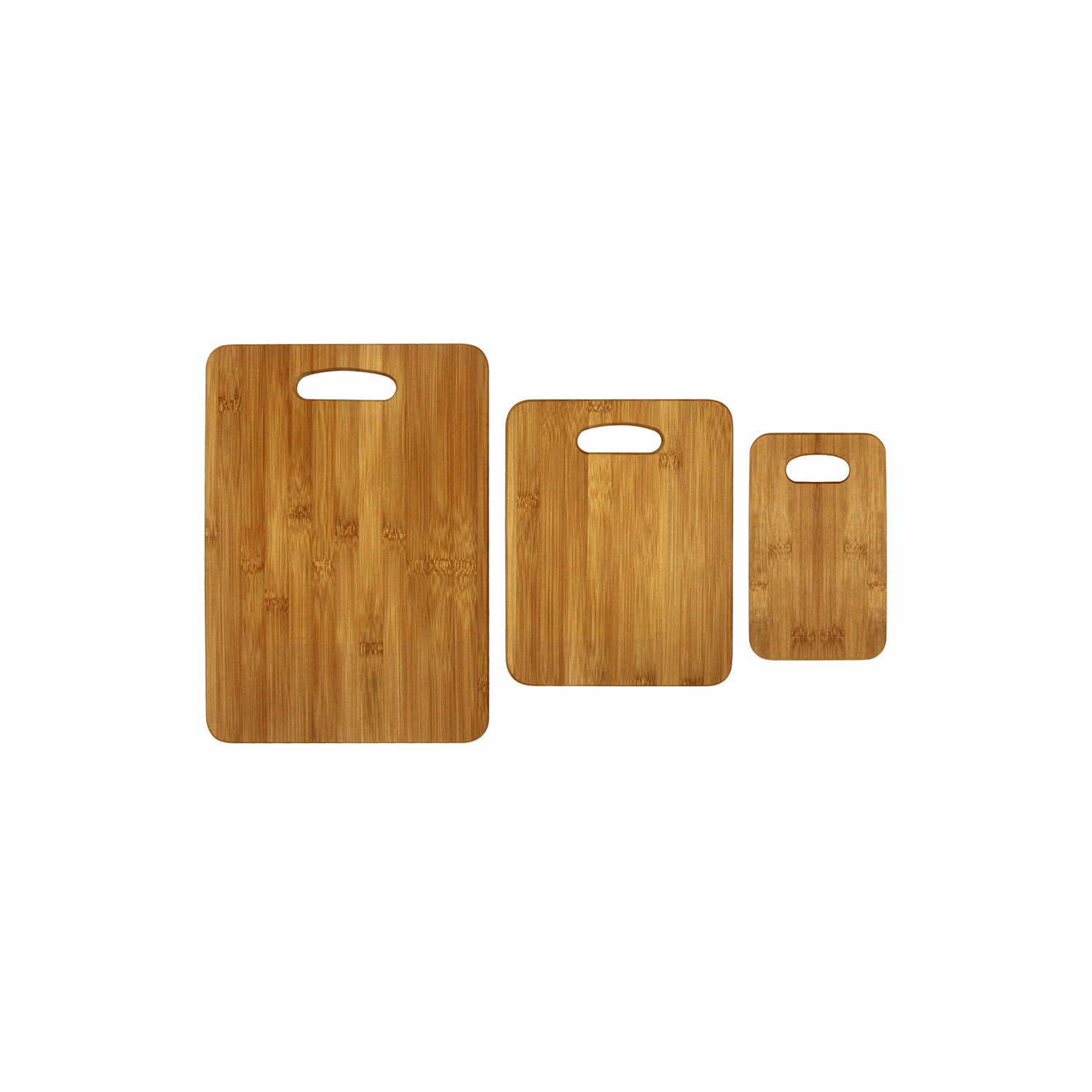 Oceanstar 3-Piece Bamboo Cutting Board Set