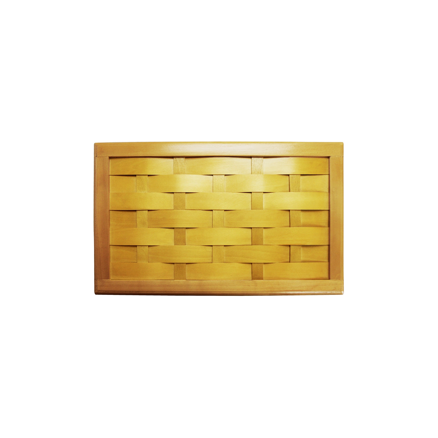 Oceanstar Rectangular Laundry Wood Hamper - Brown