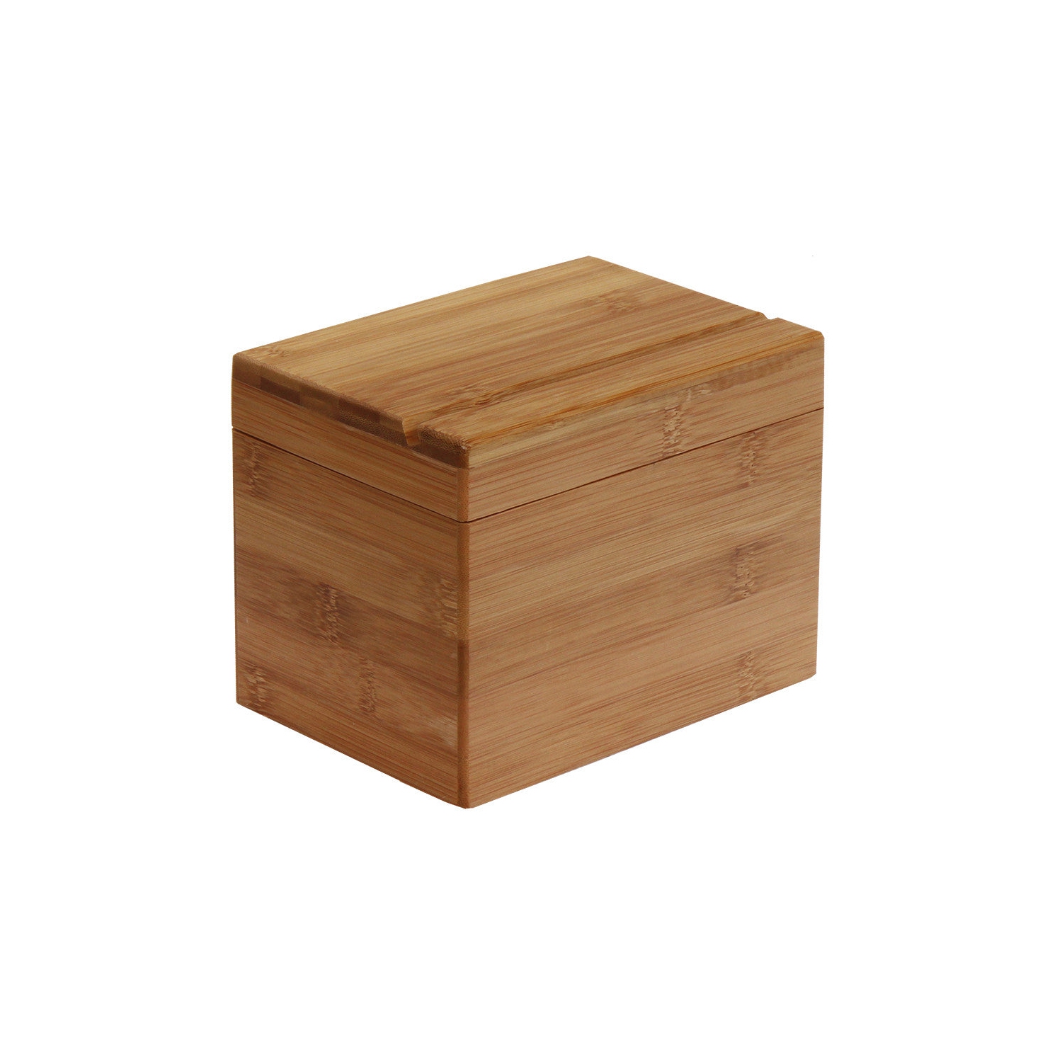 Oceanstar Bamboo Recipe Box with Divider
