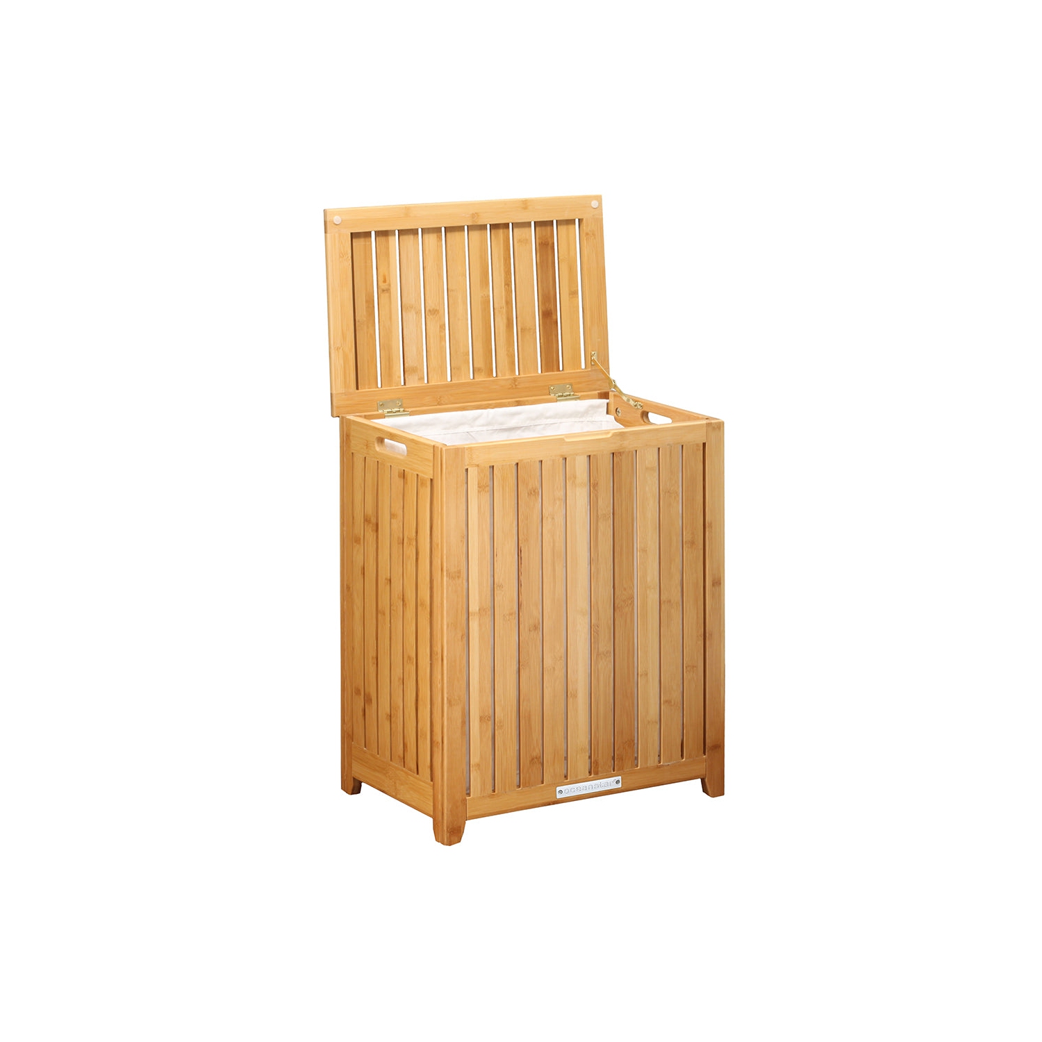 Oceanstar Spa-Style Bamboo Laundry Hamper BRH1248