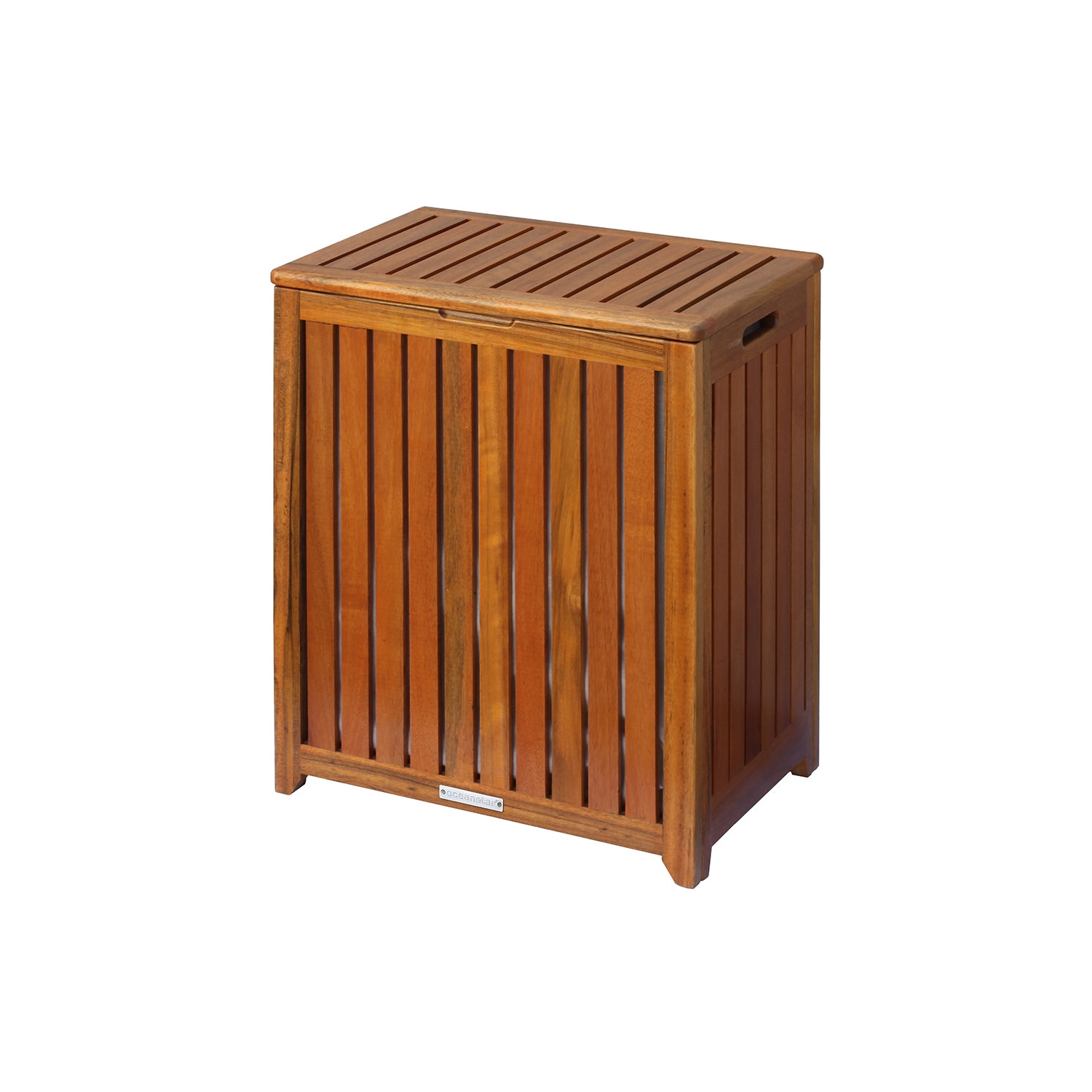 Oceanstar Solid Wood Spa Hamper
