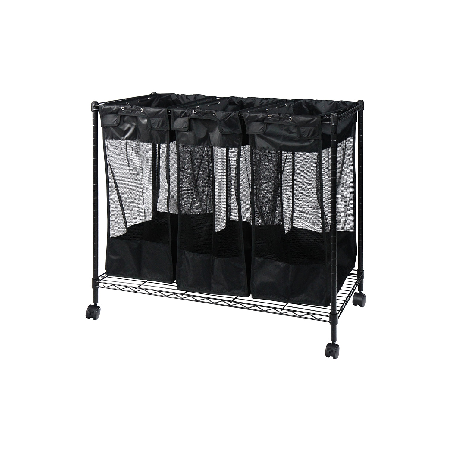 Oceanstar Triple Storage Organizer and Laundry Sorter